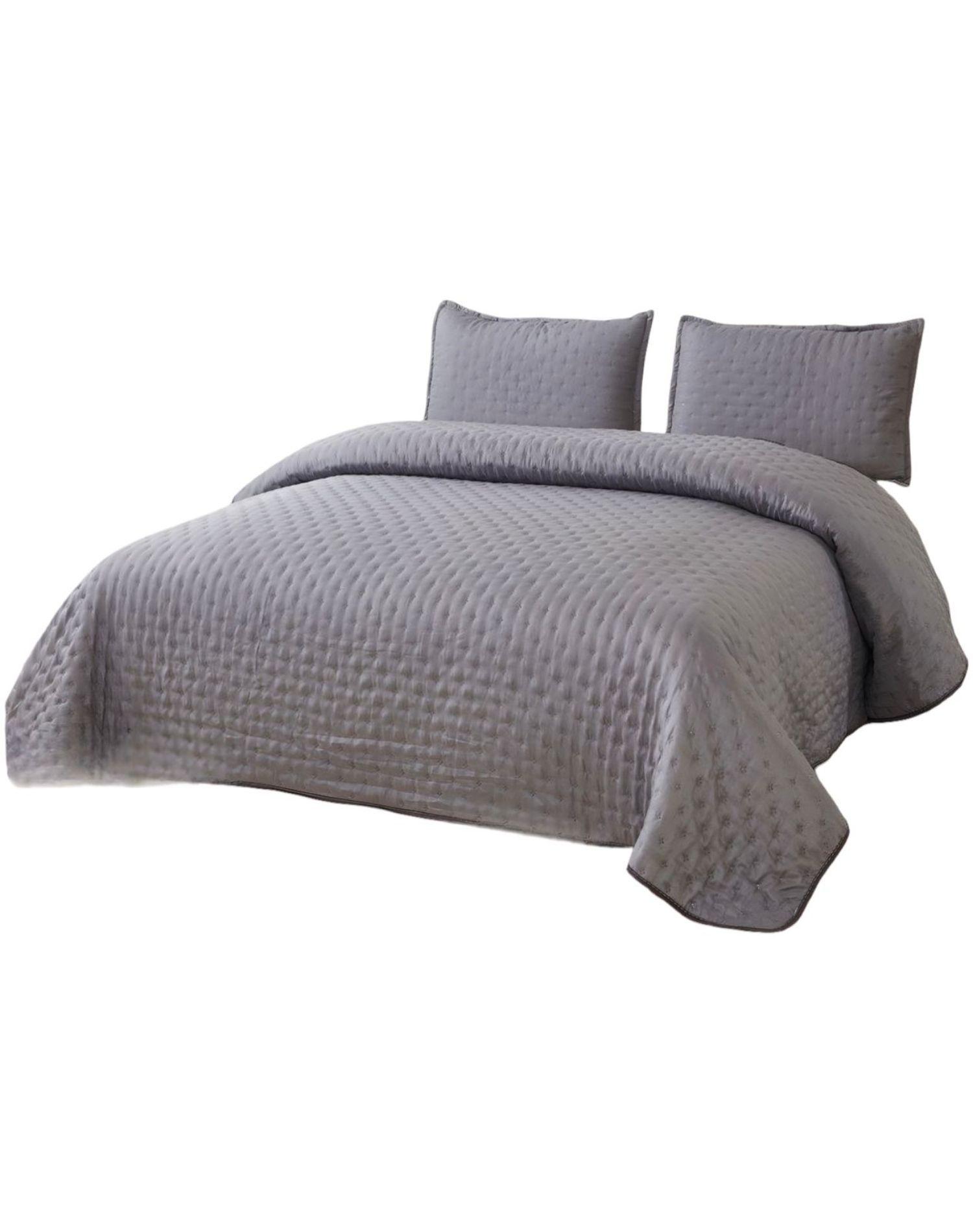 Quilt Algodón 100% - Cubrecama King/Superking D1-0