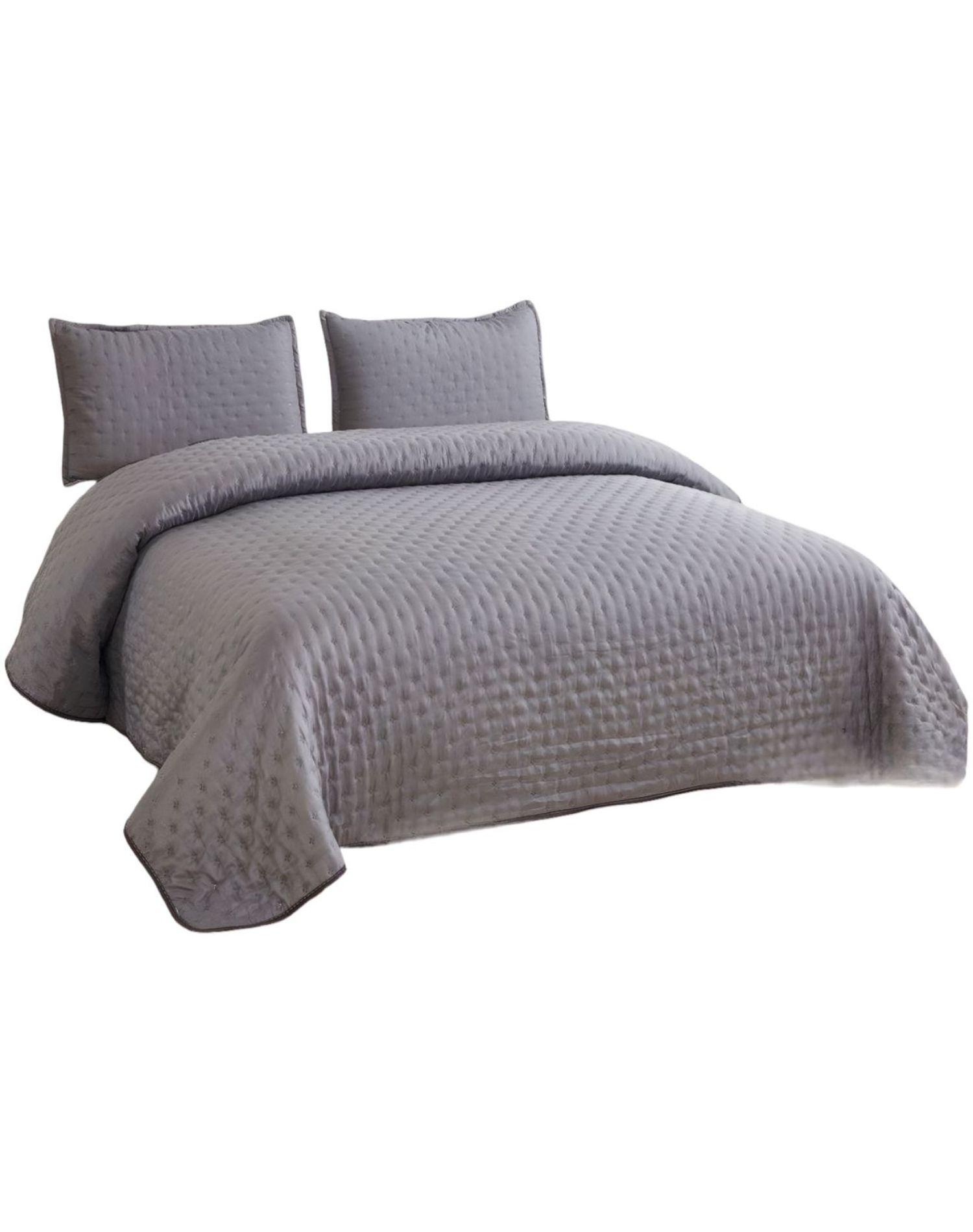 Quilt Algodón 100% - Cubrecama King/Superking D1-1