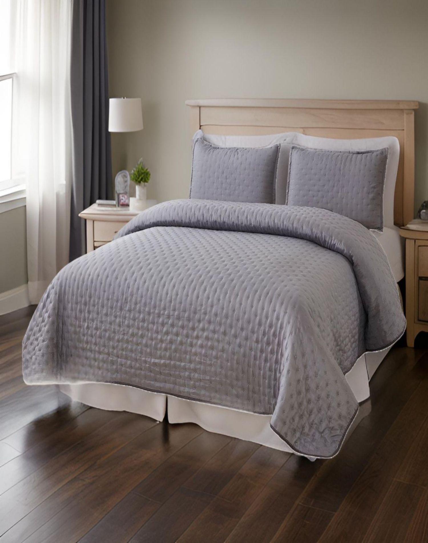 Quilt Algodón 100% - Cubrecama King/Superking D1-2