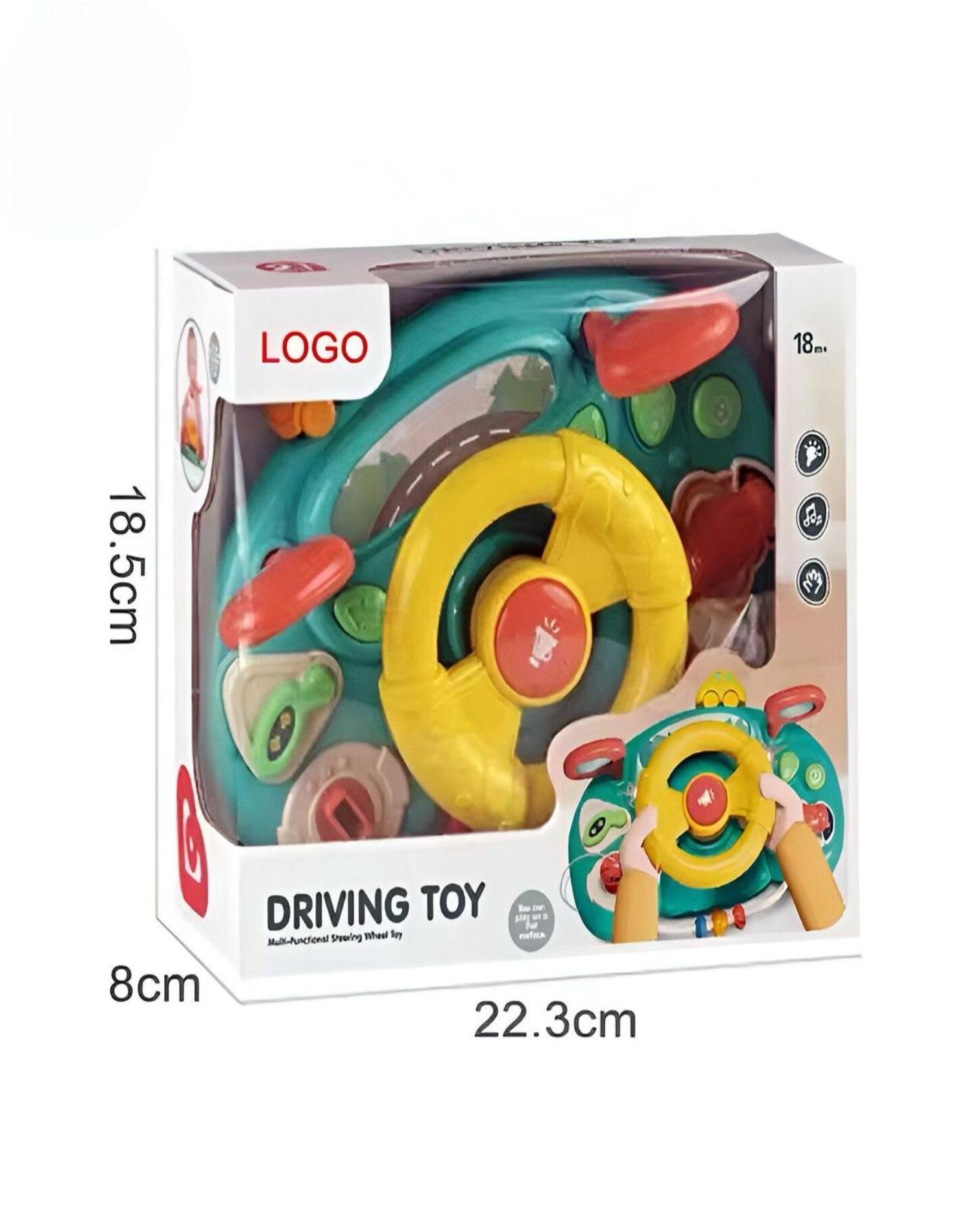 Juguete Infantil Volante de Auto Musical VERDE 29n5-2
