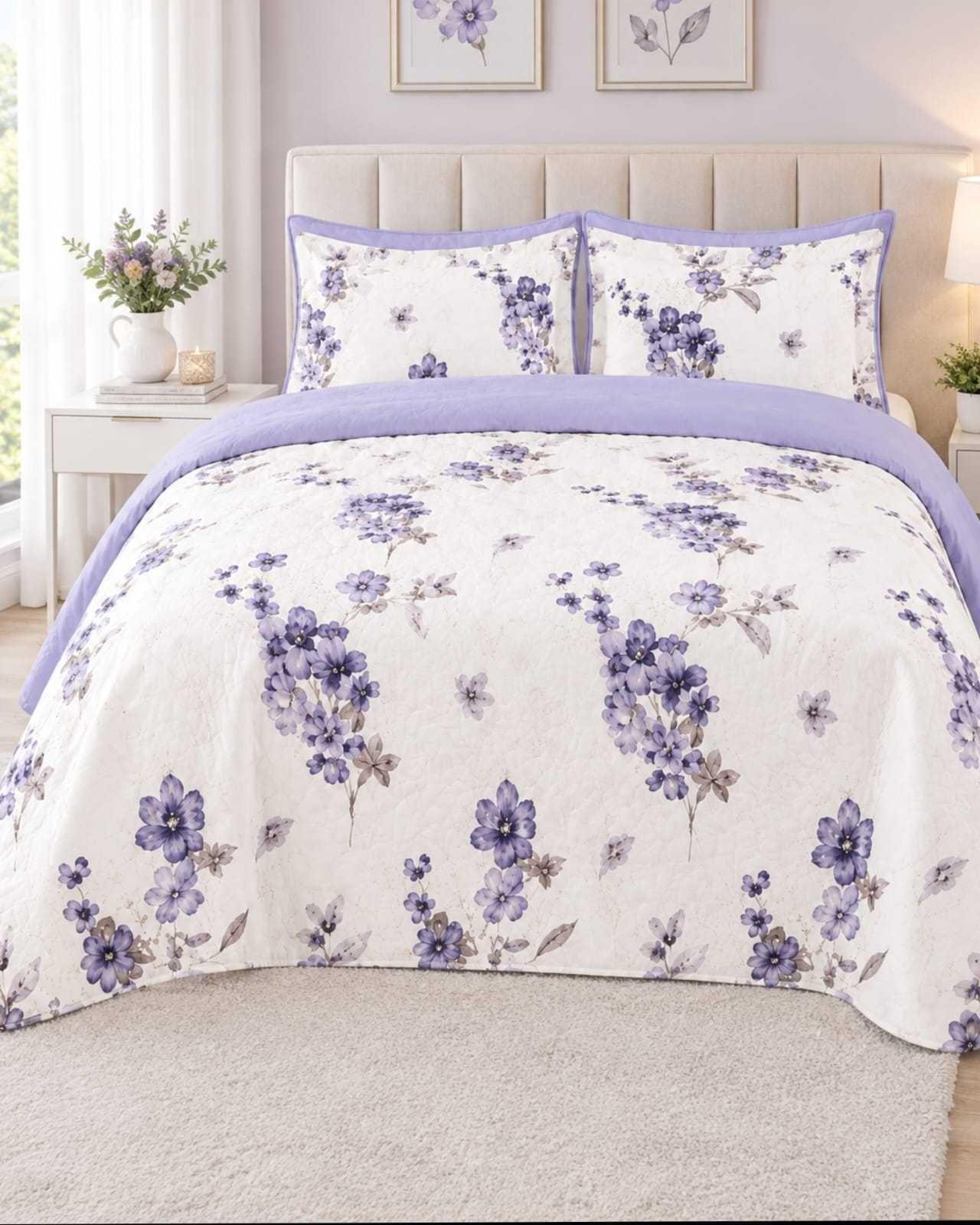 Quilt Delgado Para Verano Fresco King Mas Almohadas m22-2