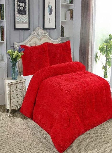 CUBRECAMA PELUDO CON CHIPORRO GRUESO 1.5 PLAZA .D7-2