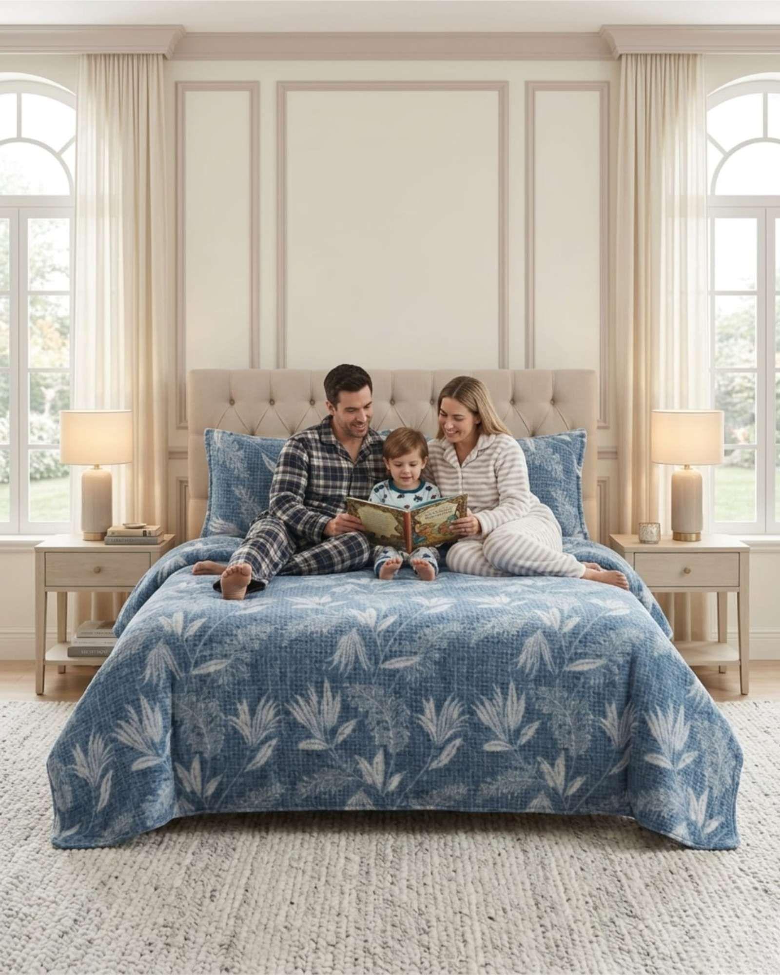 Juego de Sábanas Invierno Polar Premium King Máximo Abrigo 01-1