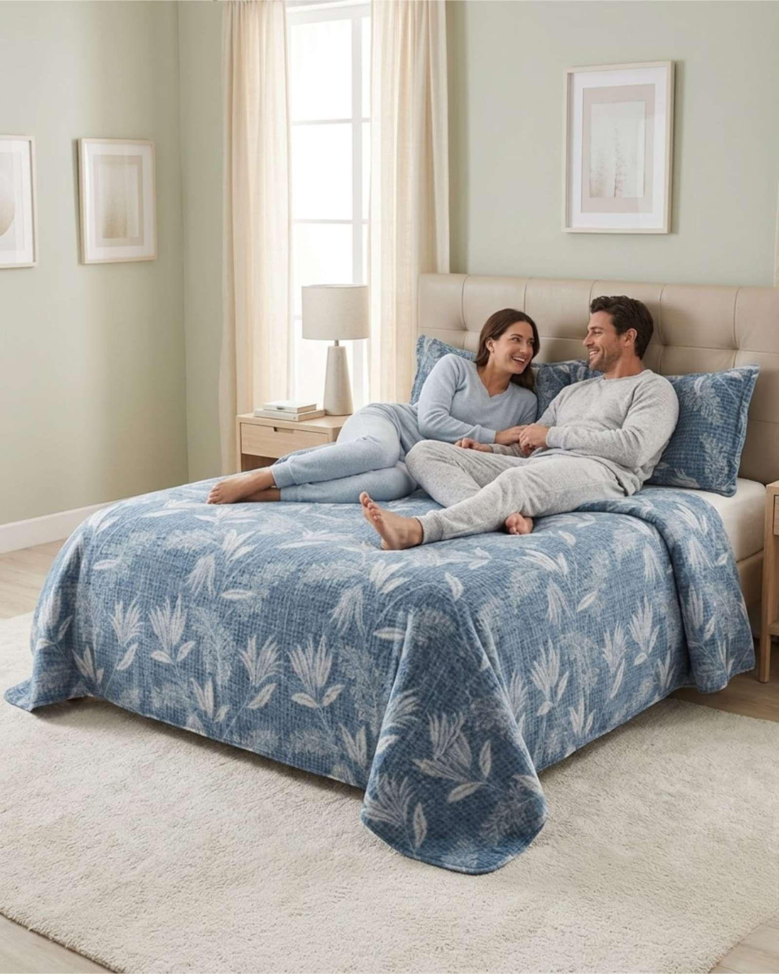 Juego de Sábanas Invierno Polar Premium King Máximo Abrigo 01-2