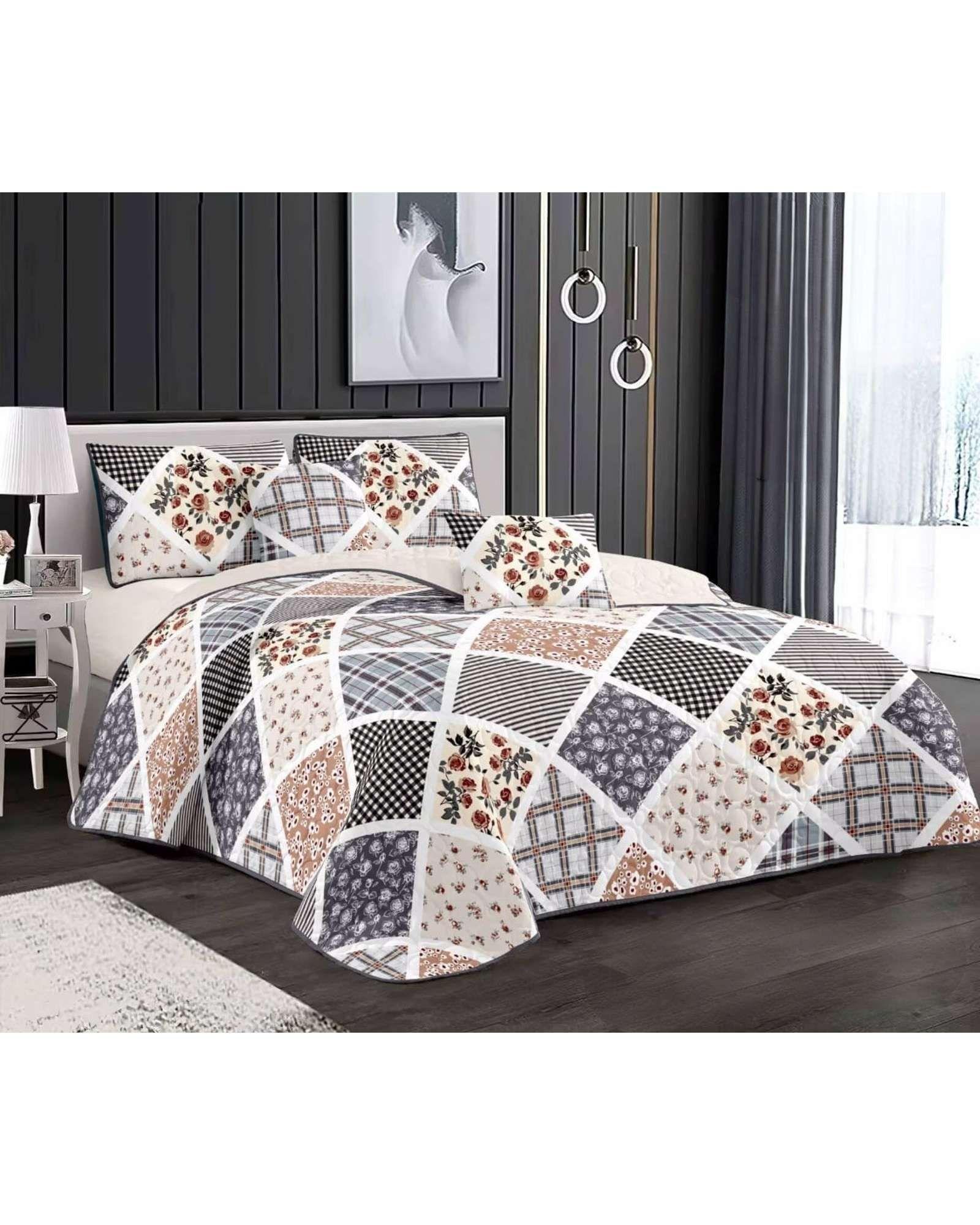 COBERTOR QUILT PRIMAVERA VERANO KING-SUPER KING  D5-2