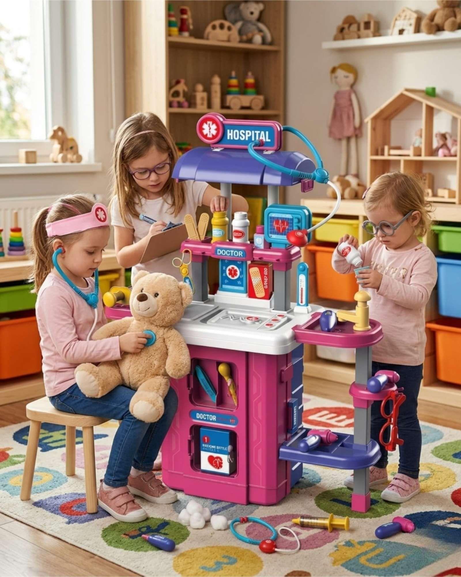 Clínica Centro Médico de Juguete 3 en 1 Infantil-1