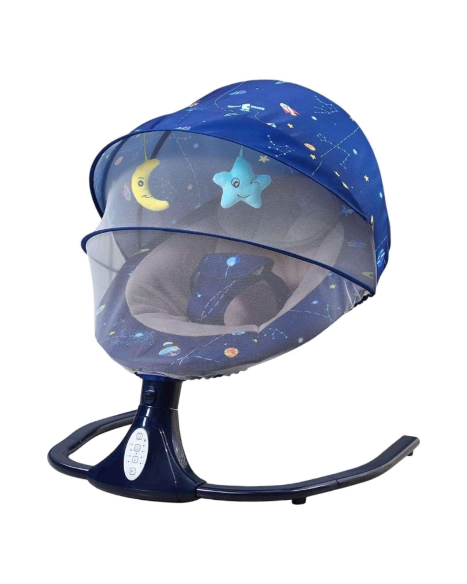 Silla Nido Mecedora 360 con Mosquitero y Panel Inteligente-5