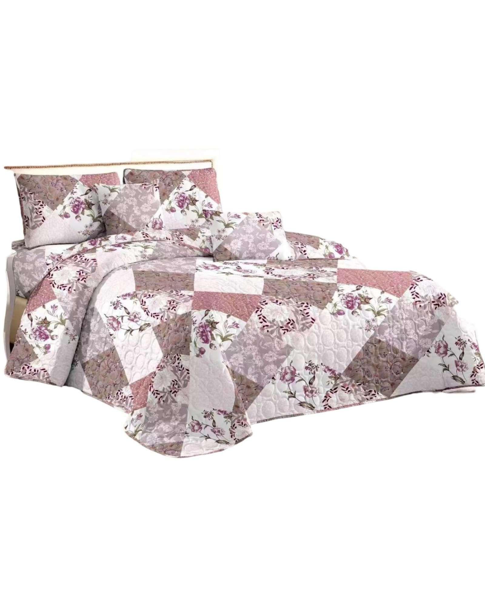 COBERTOR QUILT PRIMAVERA VERANO 2PLAZAS Y10-2