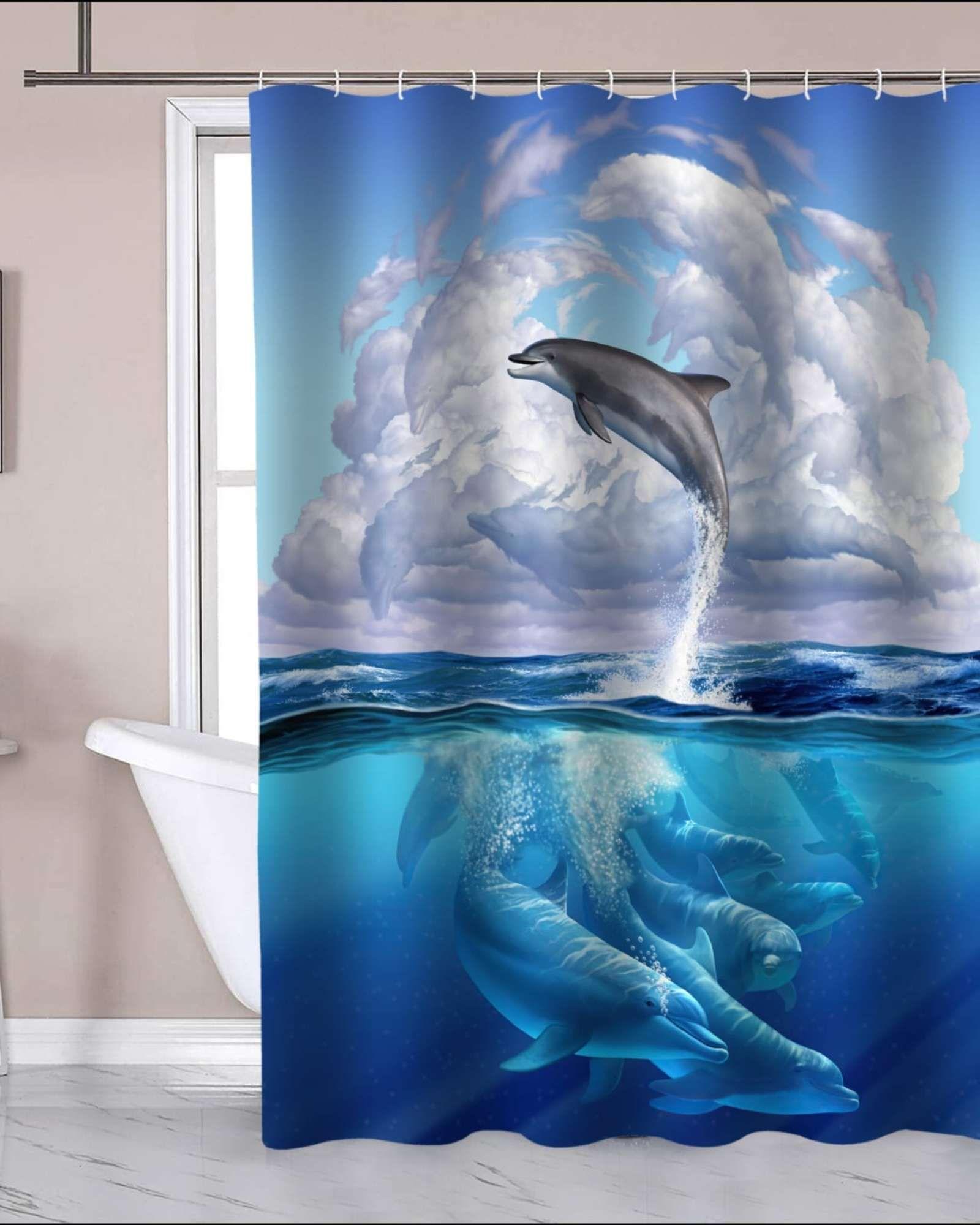 Set de baño 5 piezas Cortina mas Alfombras mas forro de ducha  -01-4