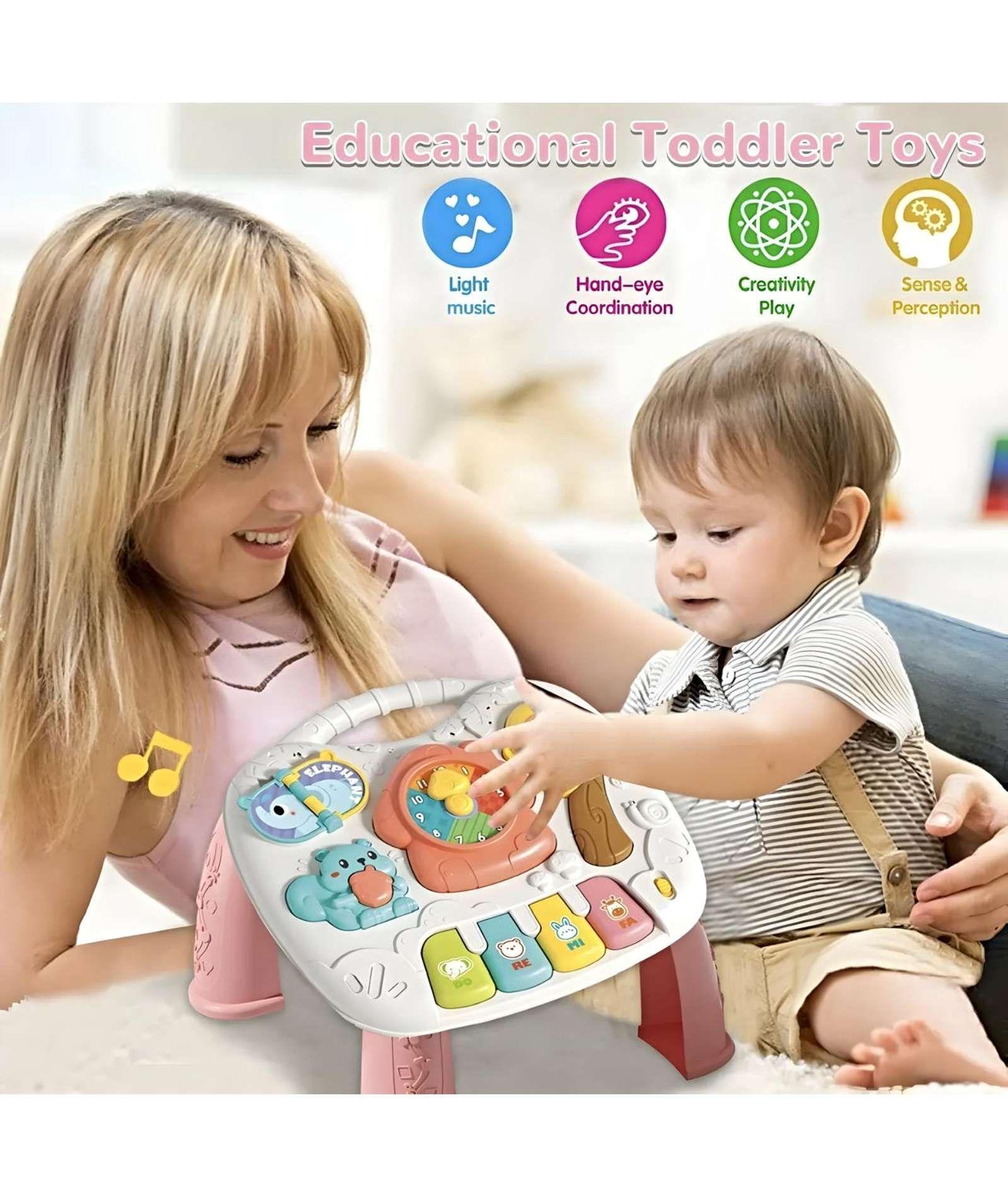 Mesas de actividades para bebés con Luz Y Sonido -2