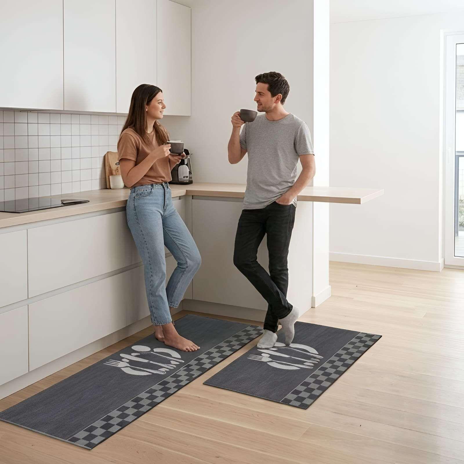 Set de Alfombras para Cocina: Diseño y Durabilidad-2