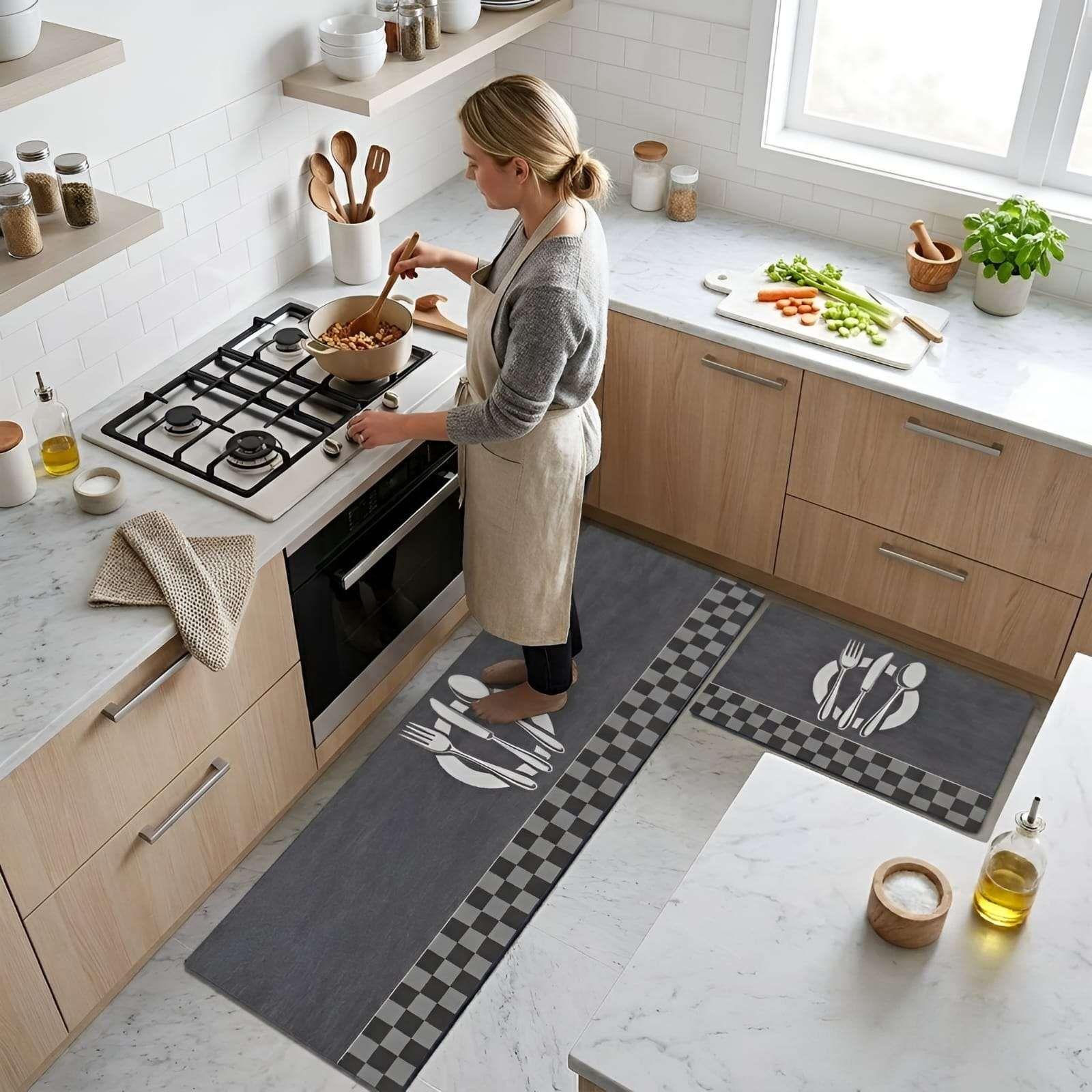 Set de Alfombras para Cocina: Diseño y Durabilidad-4