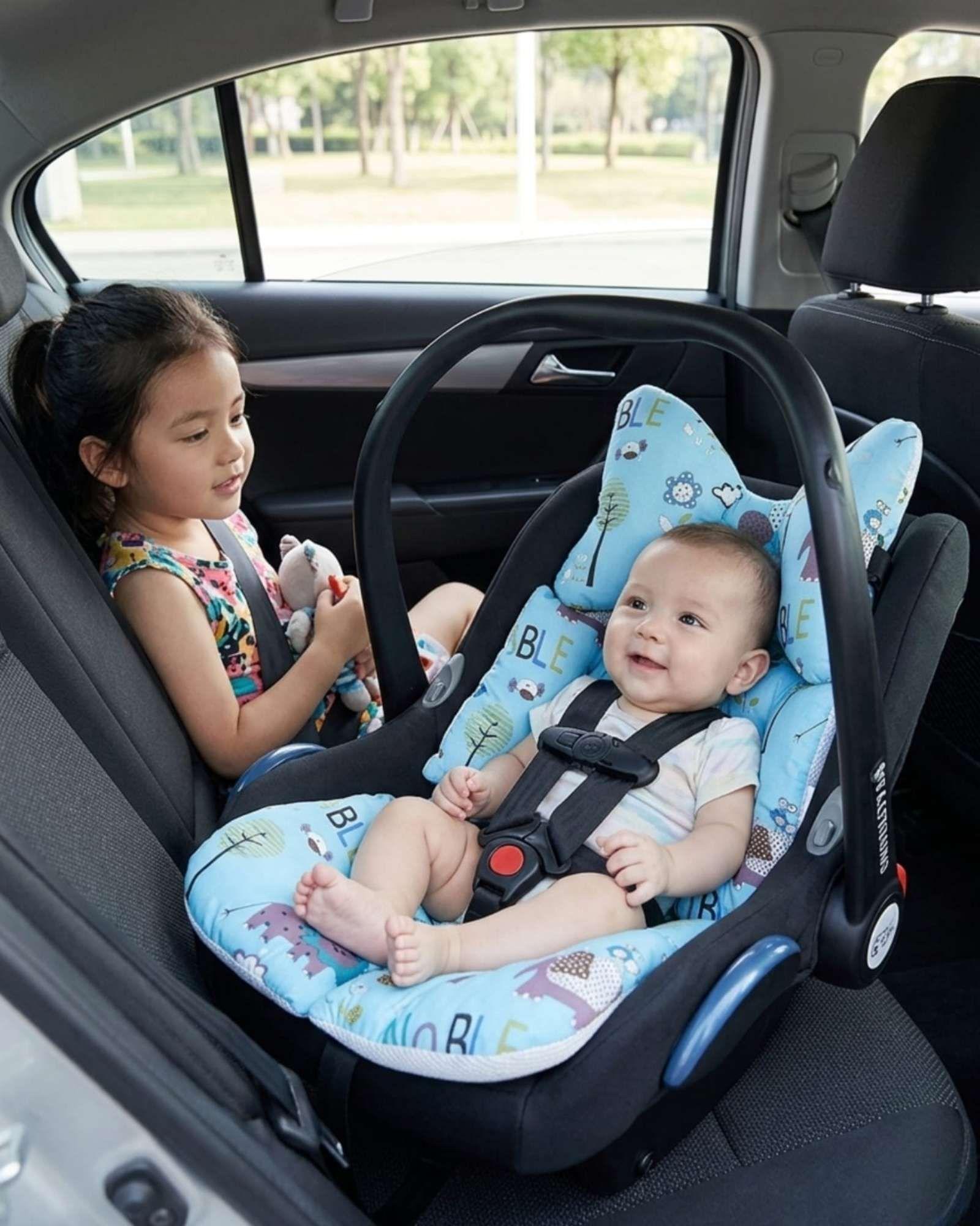 Cojín Reductor para asientos de Lujo para Bebéscolor azul Confort y Soporte Total-4