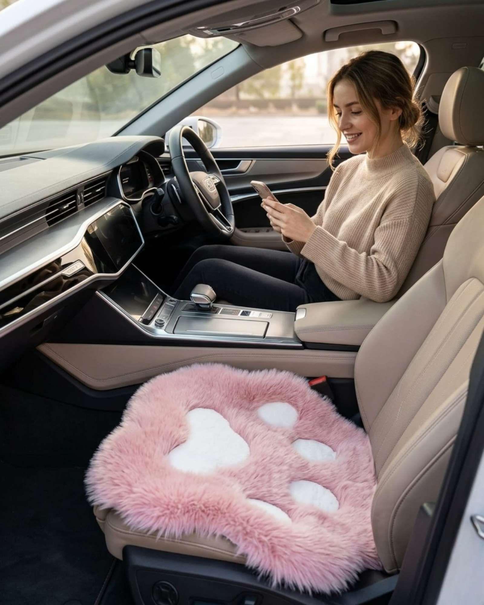 Alfombra Huellita De Gato Ultra Suave Varios Colores 70x80 negro-4