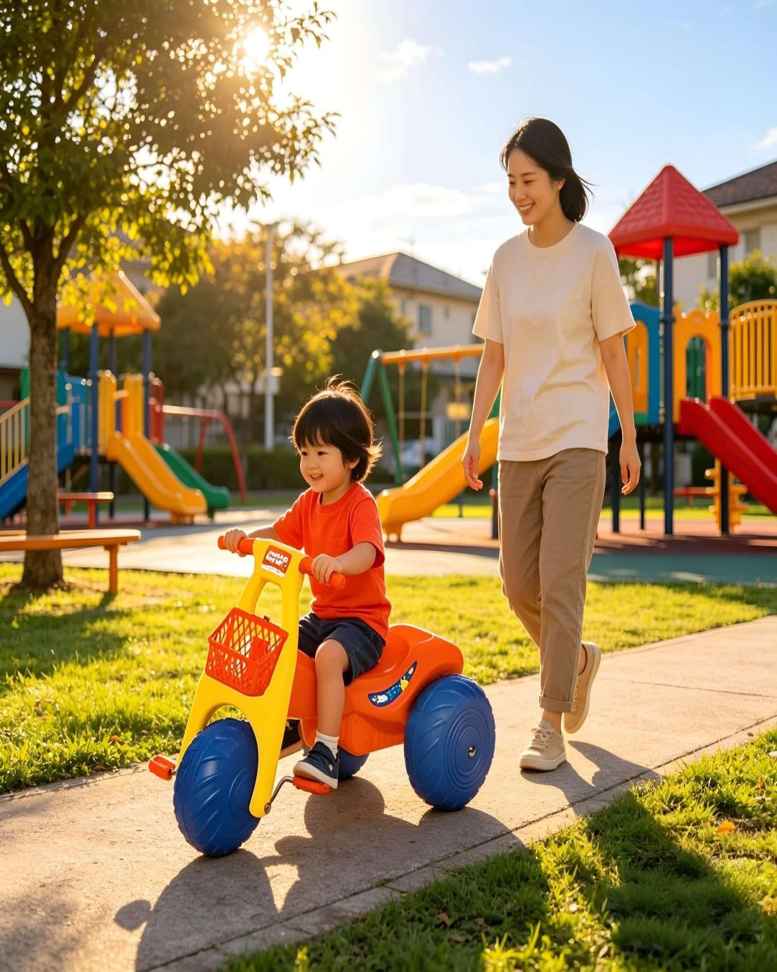 Correpasillos Infantil Moto Lunar Didactica De 3 Ruedas m2-1