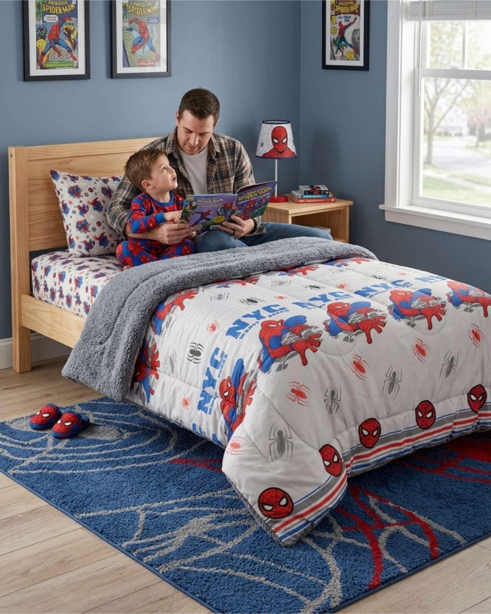 Set Dormitorio Infantil 1,5 Plaza Cobertor Sherpa Térmico + Sábanas Verano B4-4