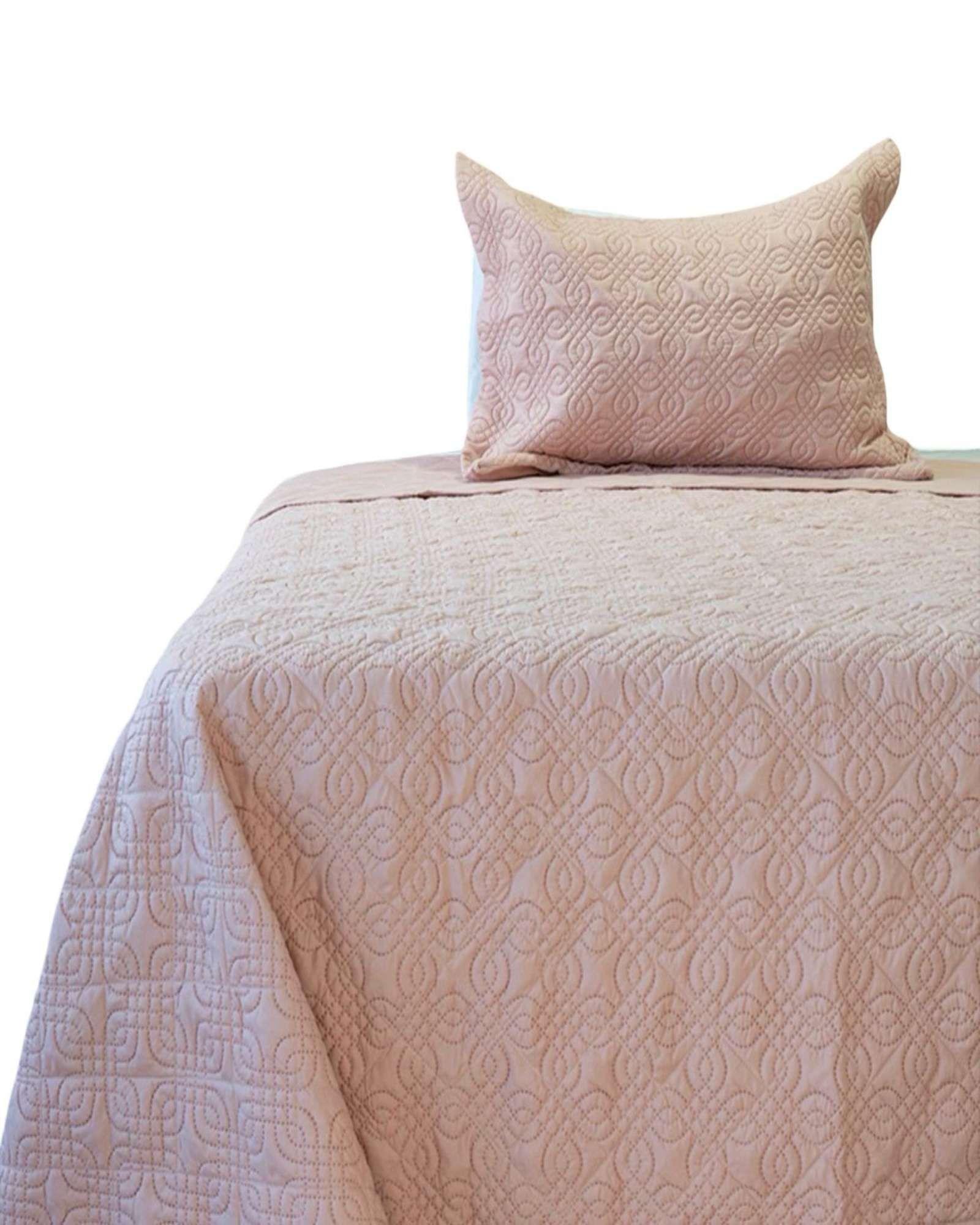 Quilt MAS 1 ALMOHADA DE REGALO plaza y media Doral-3