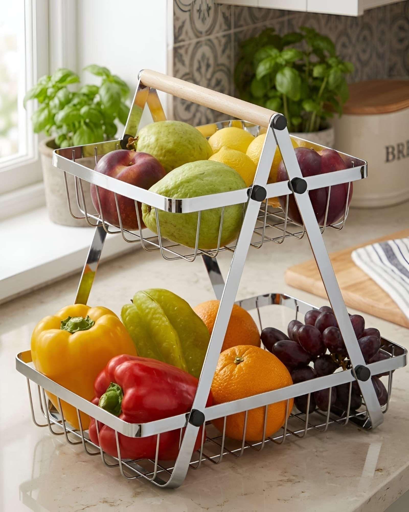 Organizador de Cocina 2 Niveles para Encimera y Alacena 02-3