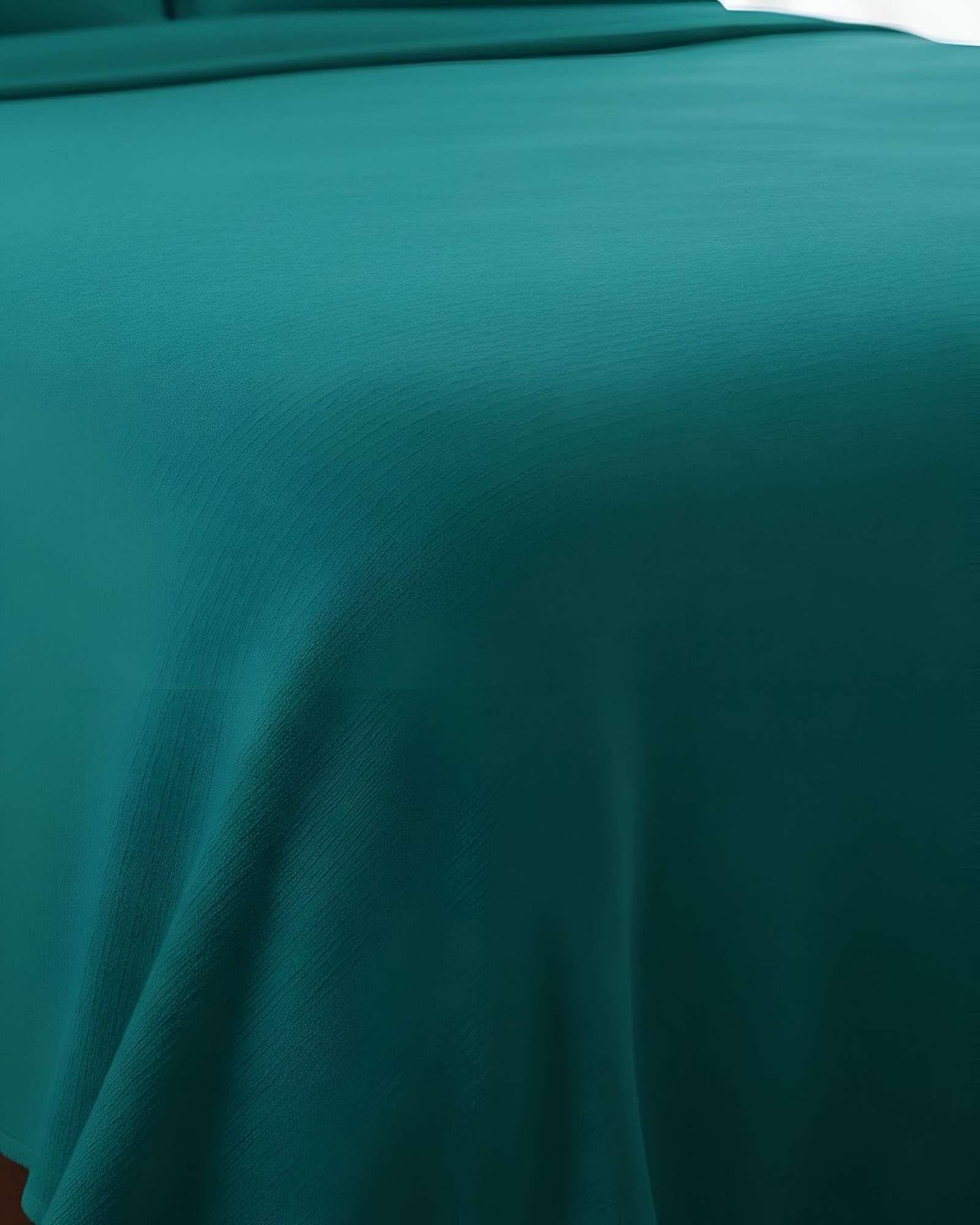 Sabana extra suave premium de polar Verde 2 plazas-4