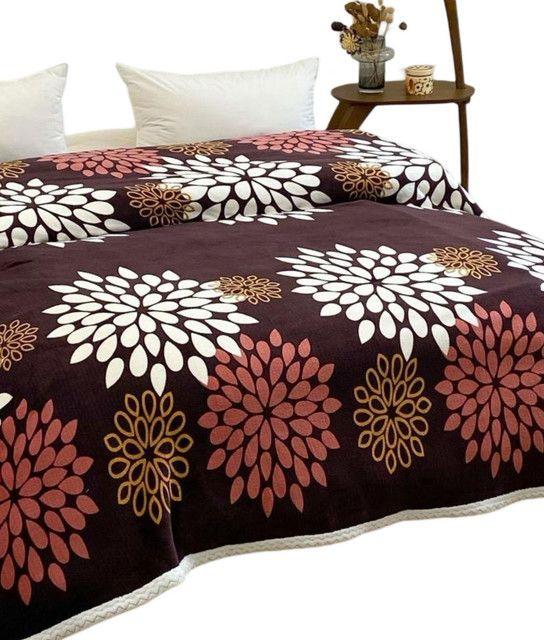 FRAZADA PARA INVIERNO CON CHIPORRO 1.5 PLAZA CAFÉ  D04-1