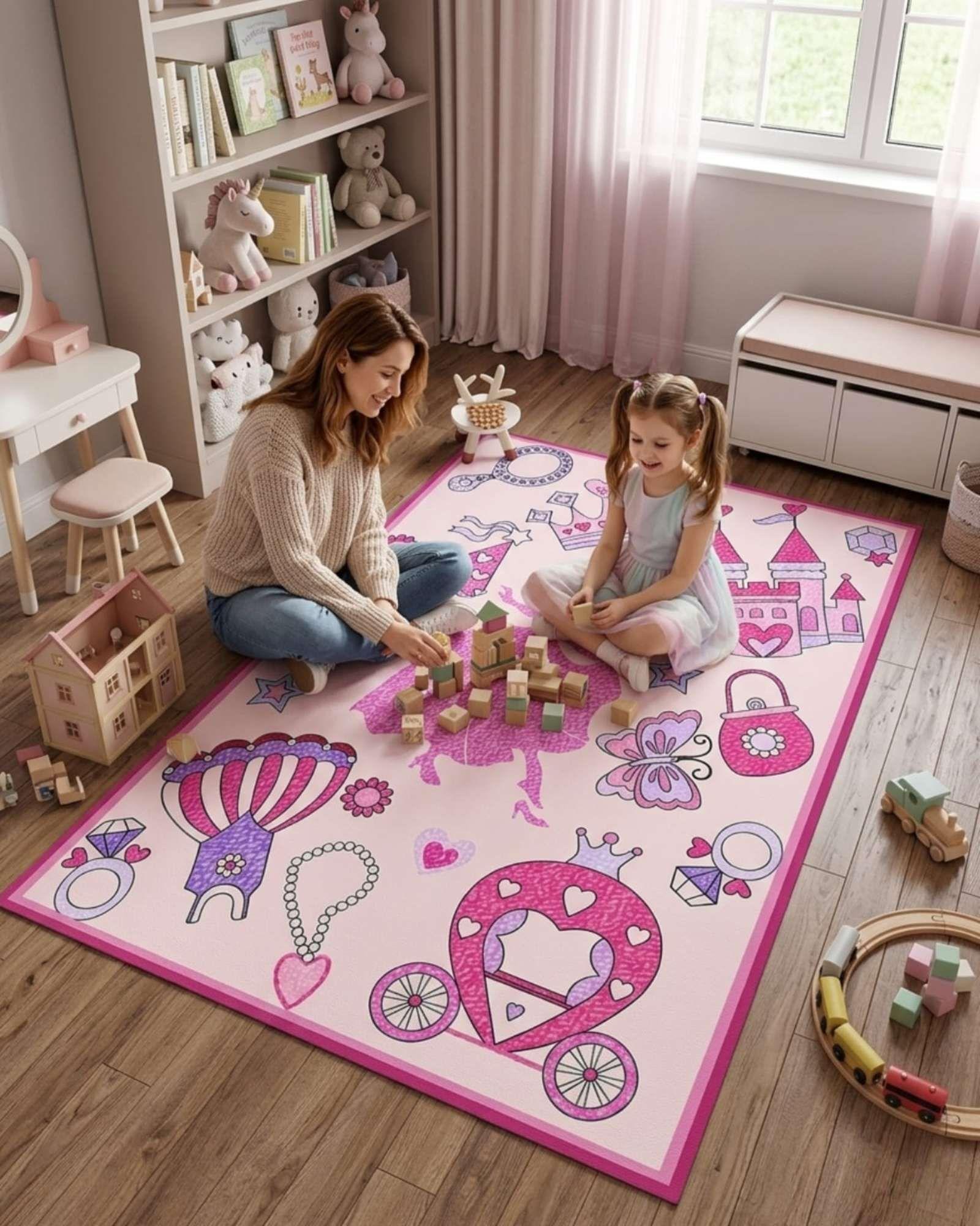 Tapete de Juegos Infantil Antideslizante de 120x180cm m1-4