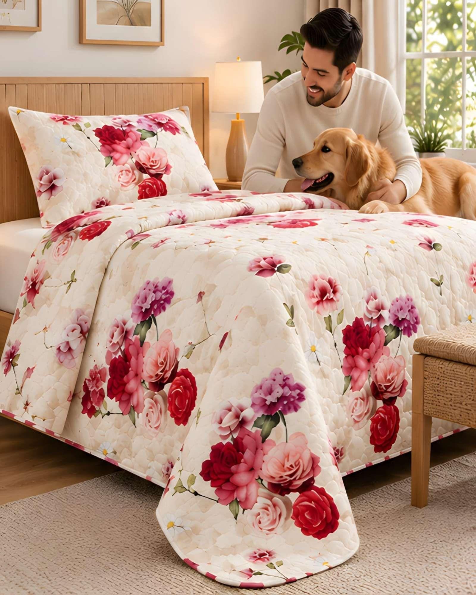 Quilt Plaza Y Media Delgado De Verano Mas Almohada Y Funda m9-1