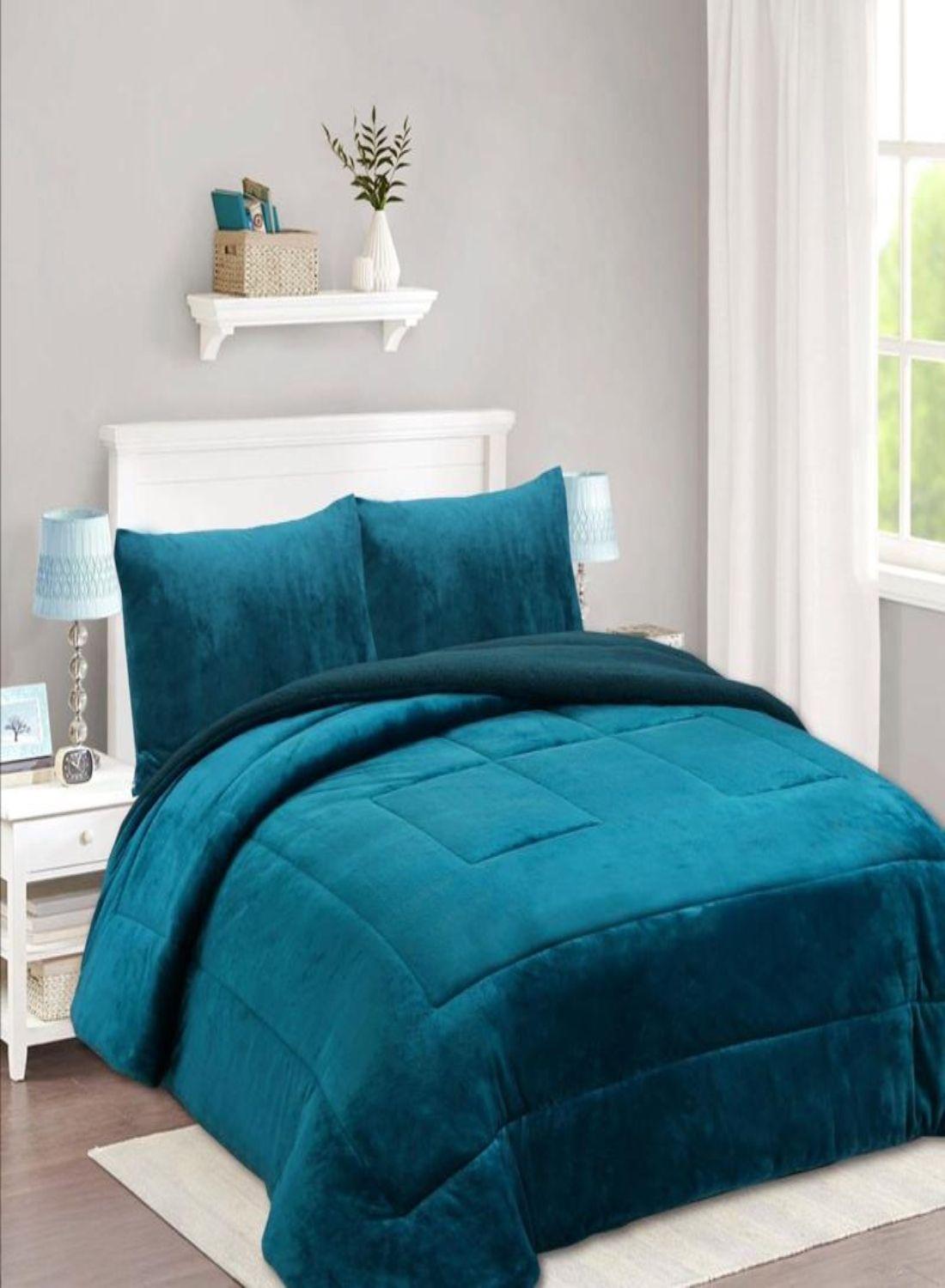 CUBRECAMAS CON CHIPORRO 2 PLAZA SUPER SUAVES D26-2