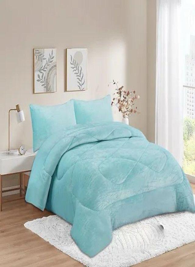 CUBRECAMA PLUSH DE INVIERNO CON CHIPORRO D-3-2