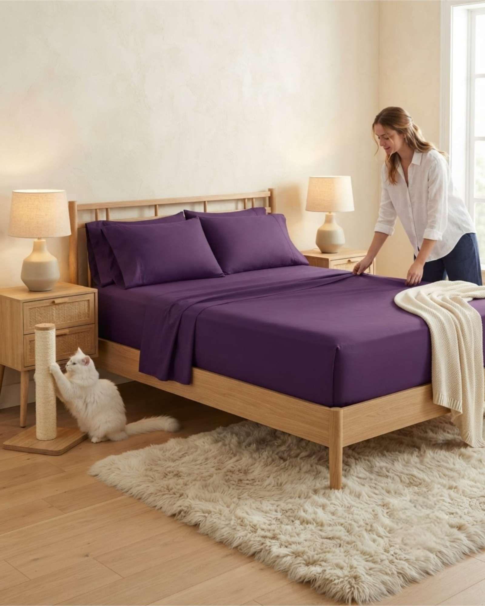 Juego De Sabanas Estilo De Revista Para Dormitorio King m3-1