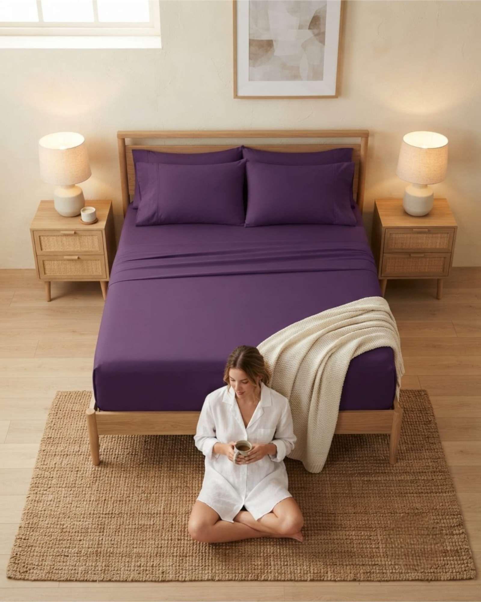 Juego De Sabanas Estilo De Revista Para Dormitorio King m3-4