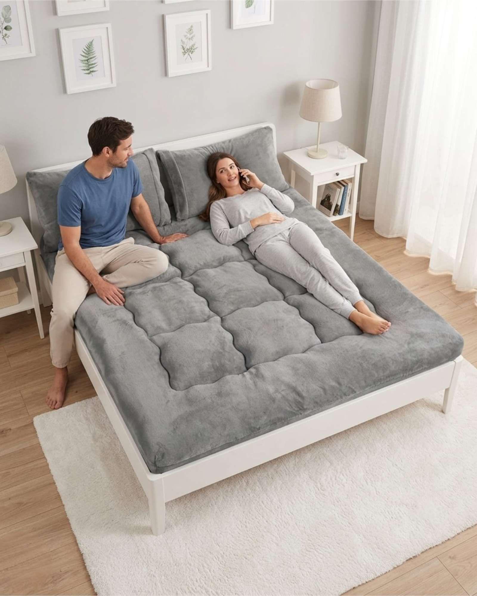 Cubre Colchón Premium Plush Acolchado King R2-3