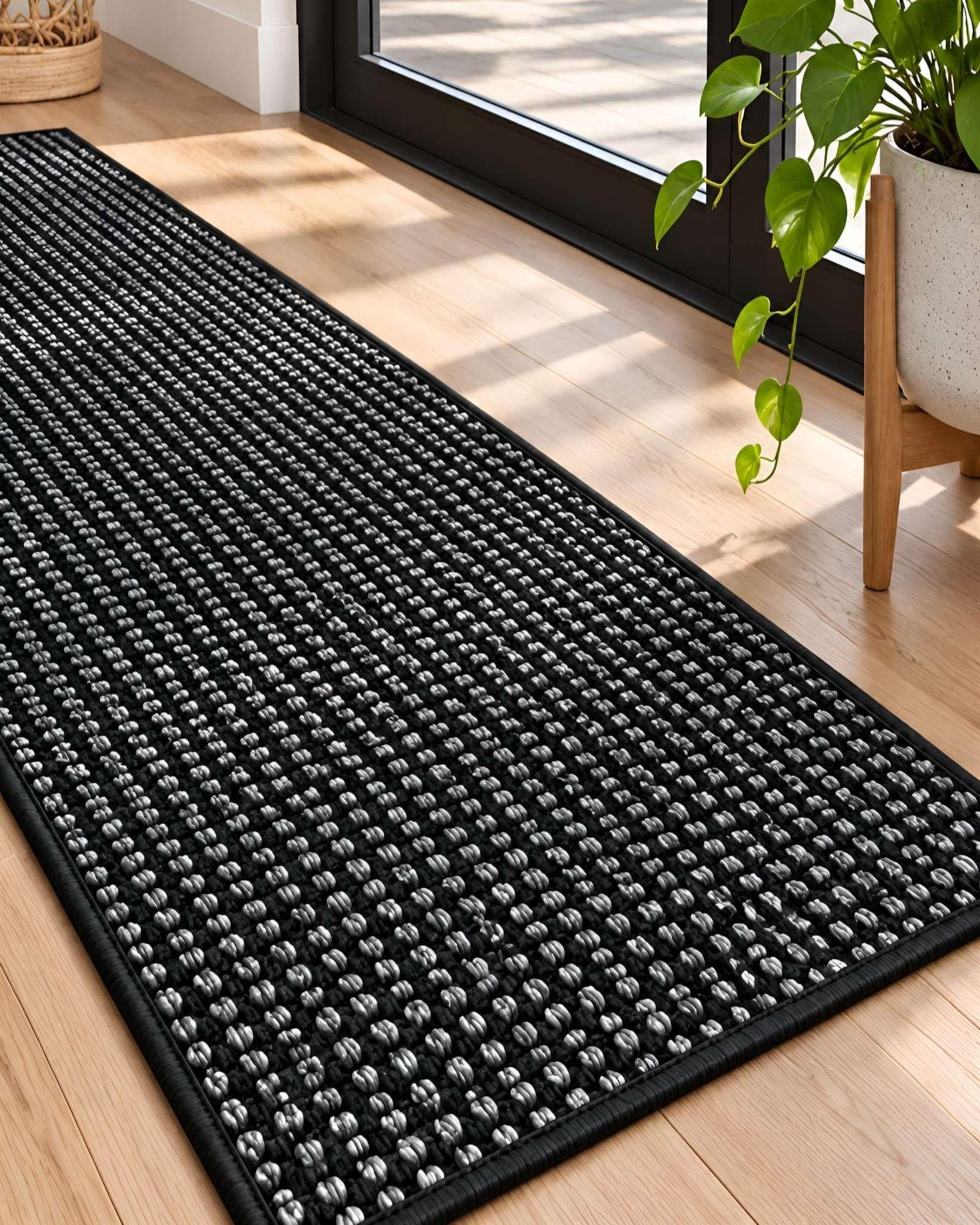 Alfombra Pasillera de Sisal Natural 60 x 200 cm | Antideslizante y Resistente 06-2