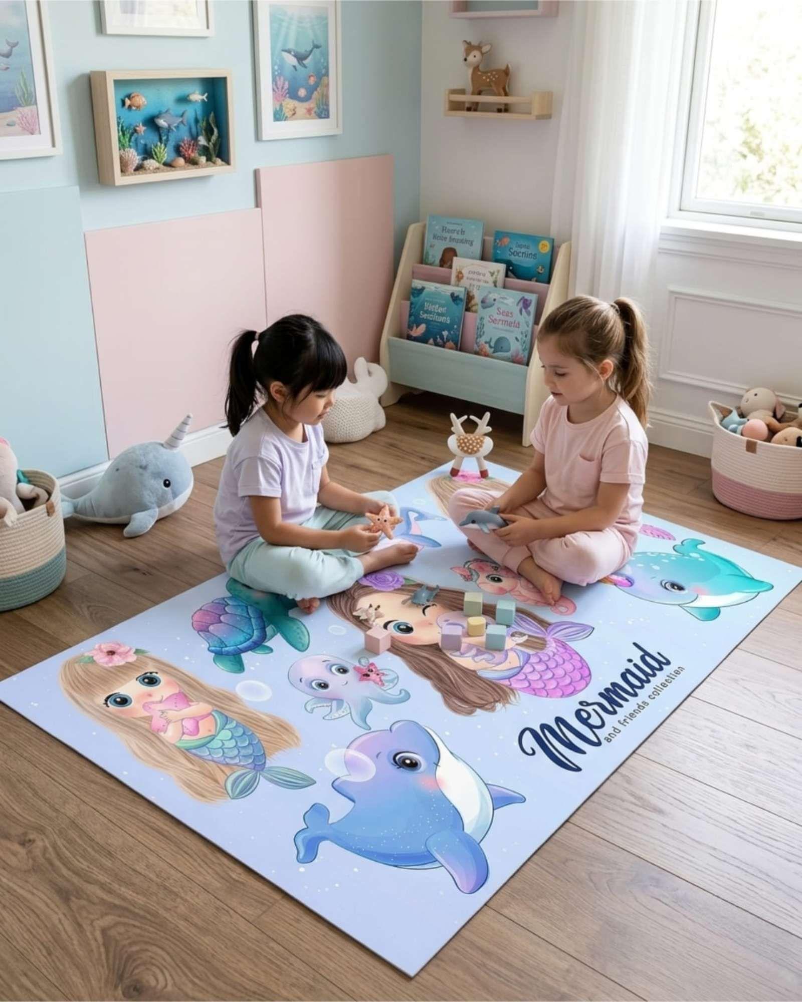 Tapete de Juegos Infantil Antideslizante de 120x160cm m2-4