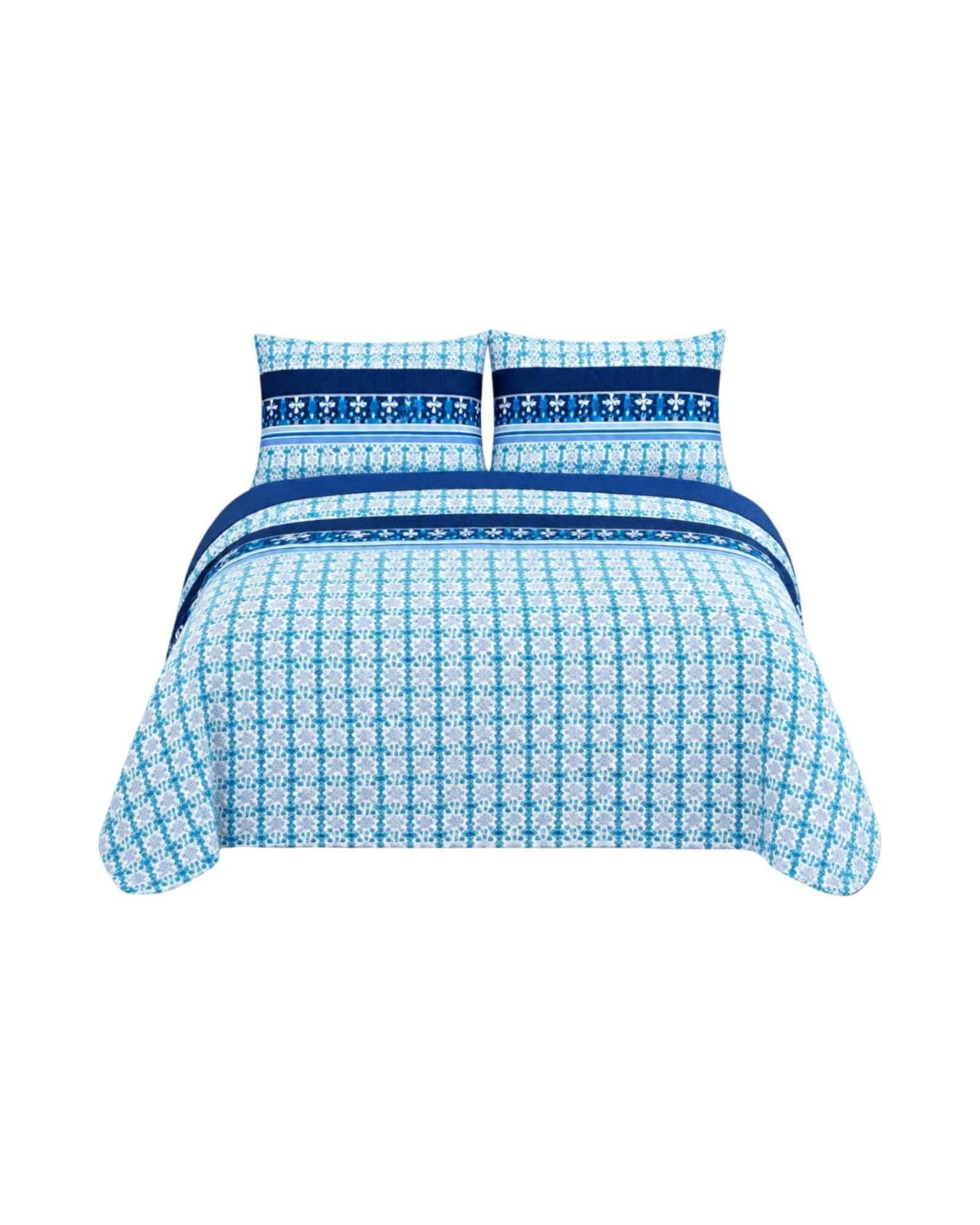 Quilt Cubrecama Delgado Verano Super King + 2 Fundas + 2 Almohadas-5