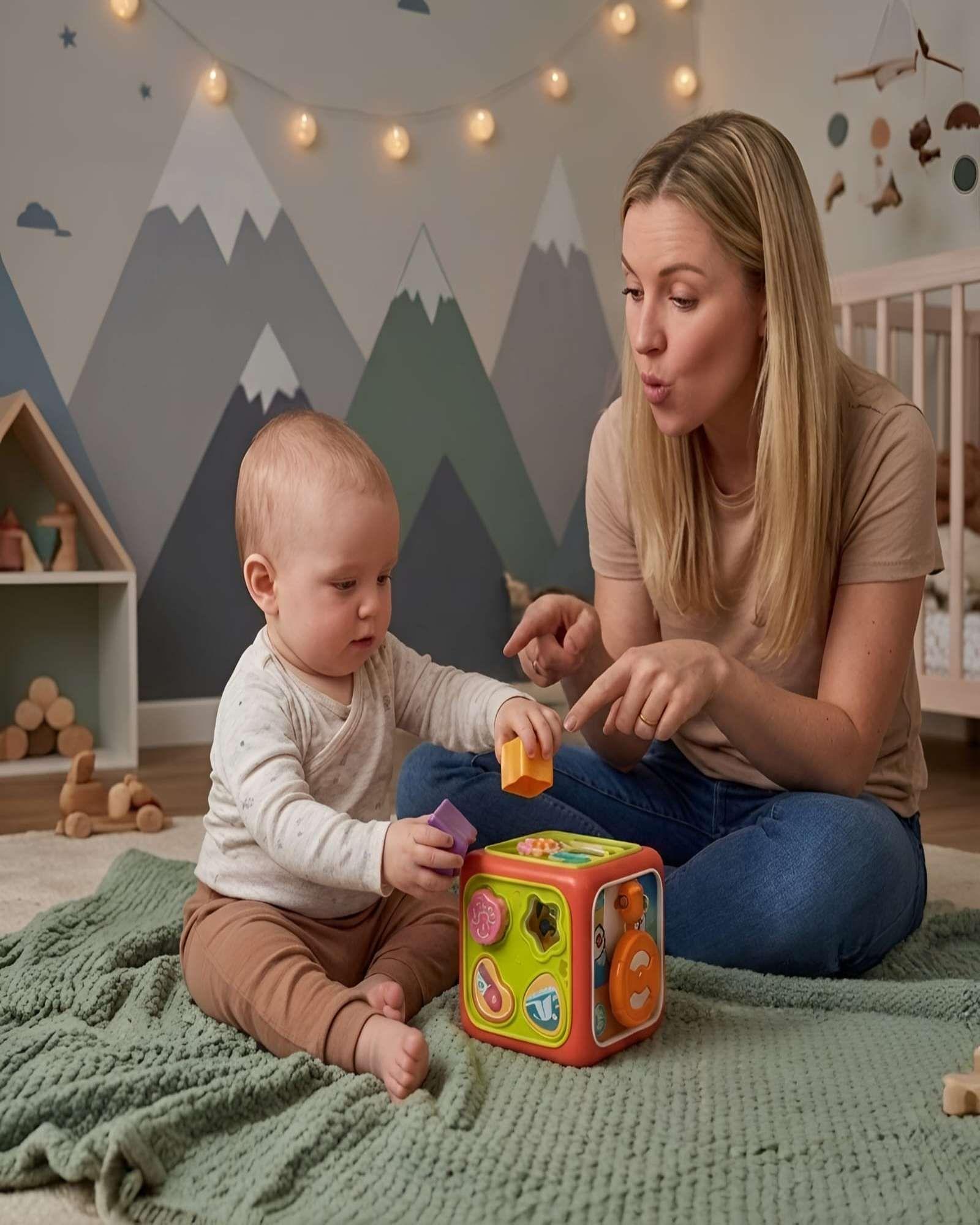 Juguete Para Bebé Cubo De Actividades Interactivo m1-0