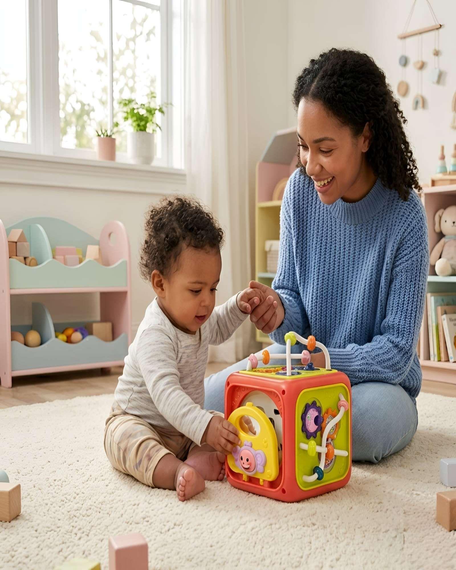 Juguete Para Bebé Cubo De Actividades Interactivo m1-4