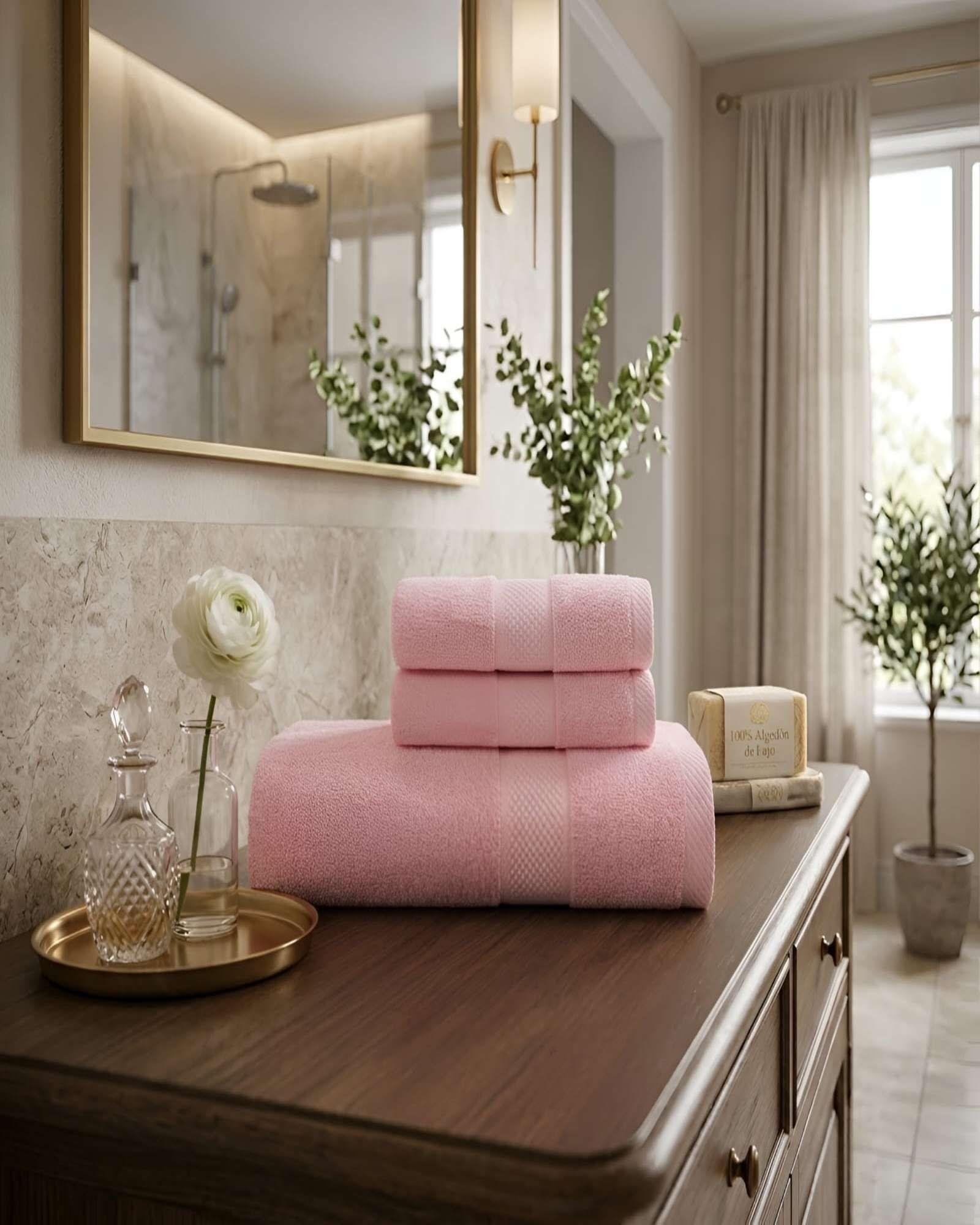 Pack Toallas De Baño Y Mano Ideales Para Uso Diario m4-1