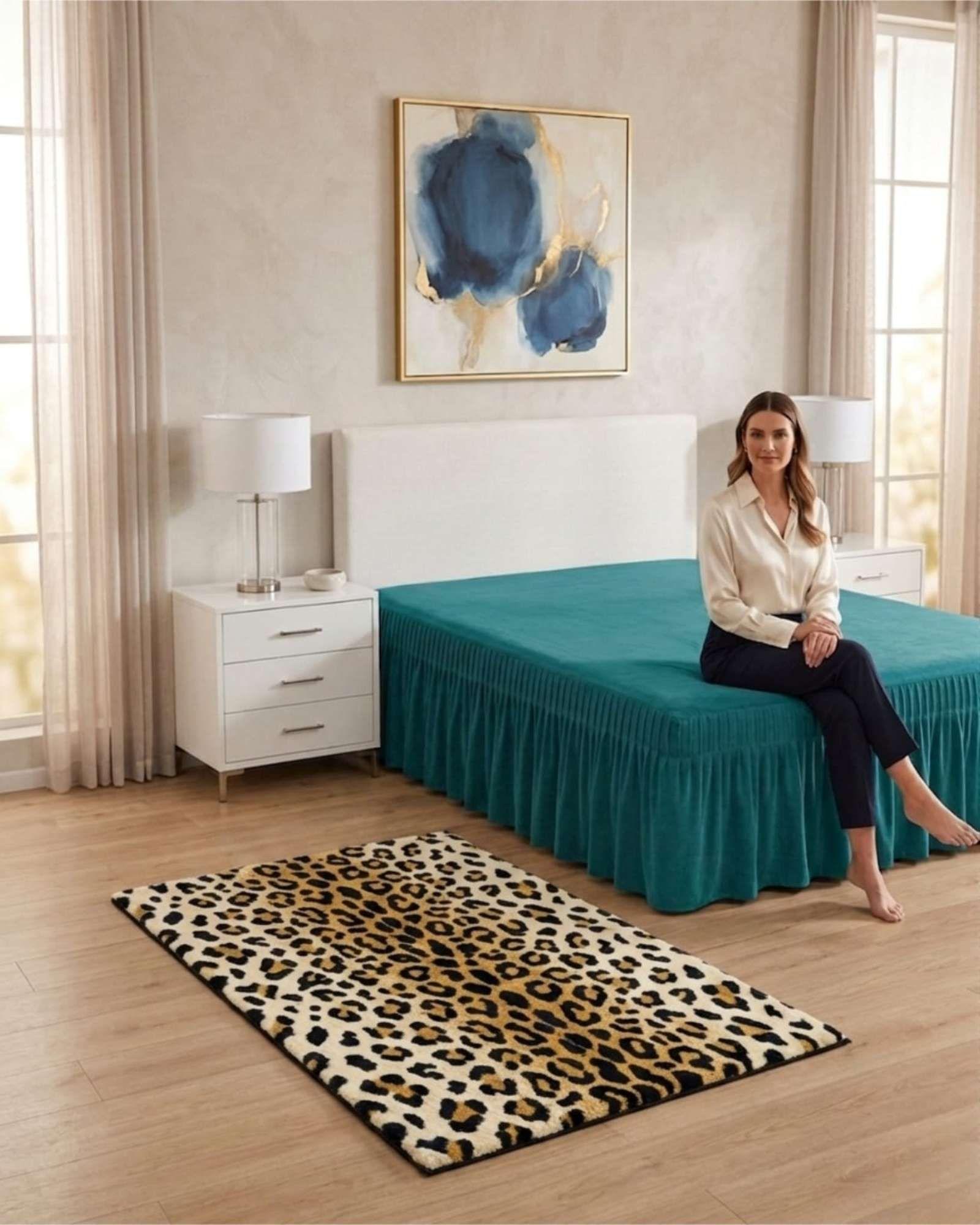 Faldón Para Cama De 2 Plazas AjuFaldón Cubre Base De Cama 2 Plazas Ajustable Premiumstable Premium-4