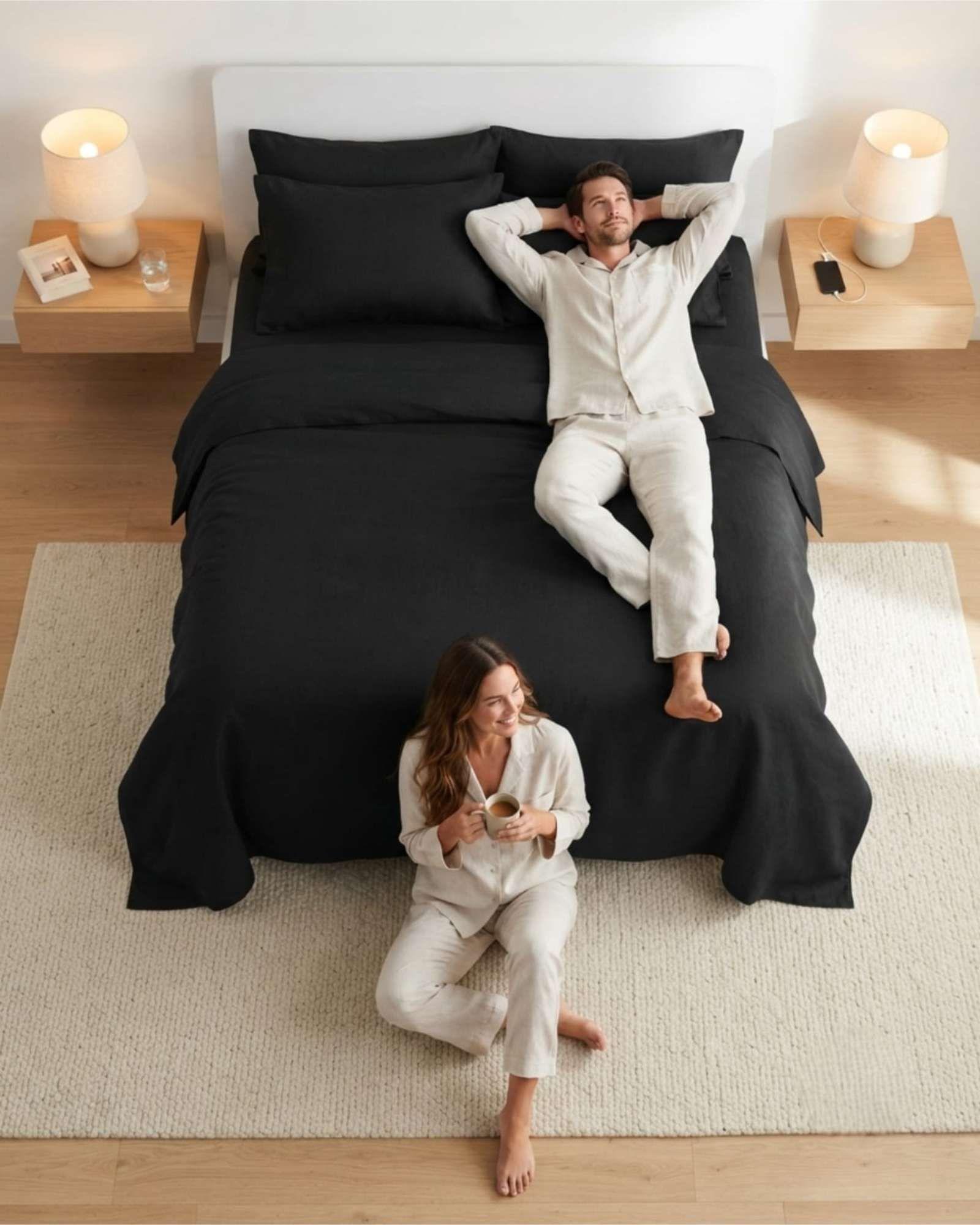Juego De Sabanas Estilo De Revista Para Dormitorio 2 Plazas m5-4