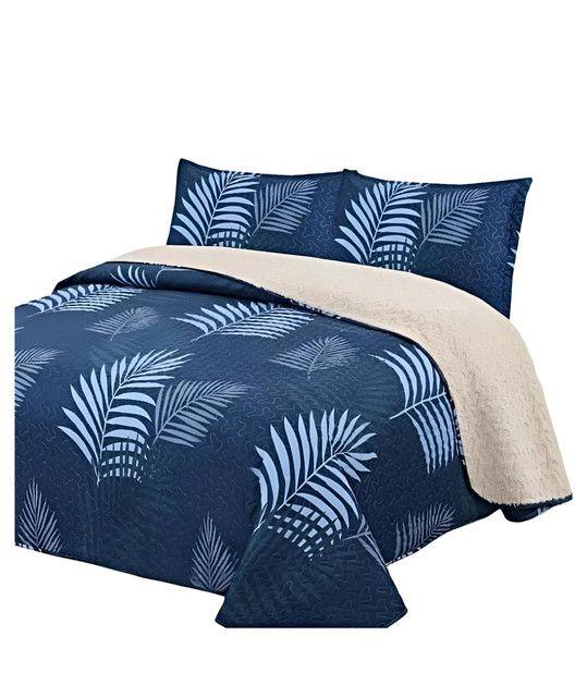 COLCHA QUILT SHERPA OTOÑO INVIERNO 2 PLAZAS C26-1