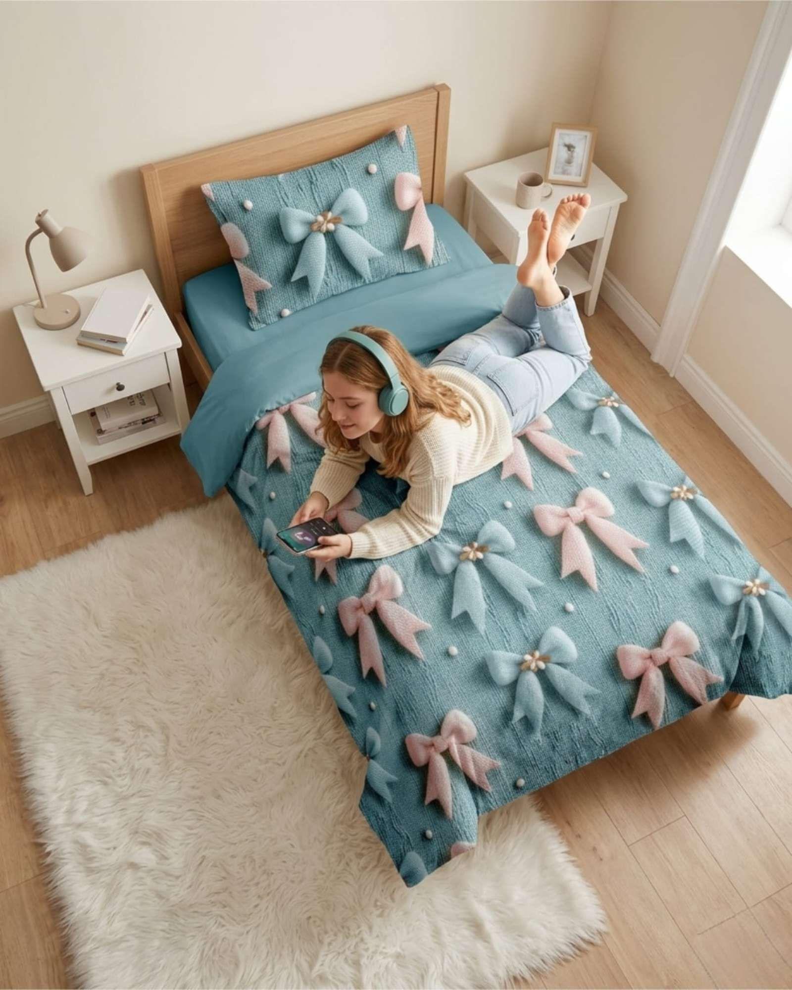 Quilt De Verano 5D Cubrecama Ligero Transpirable Plaza y Media PM9-3