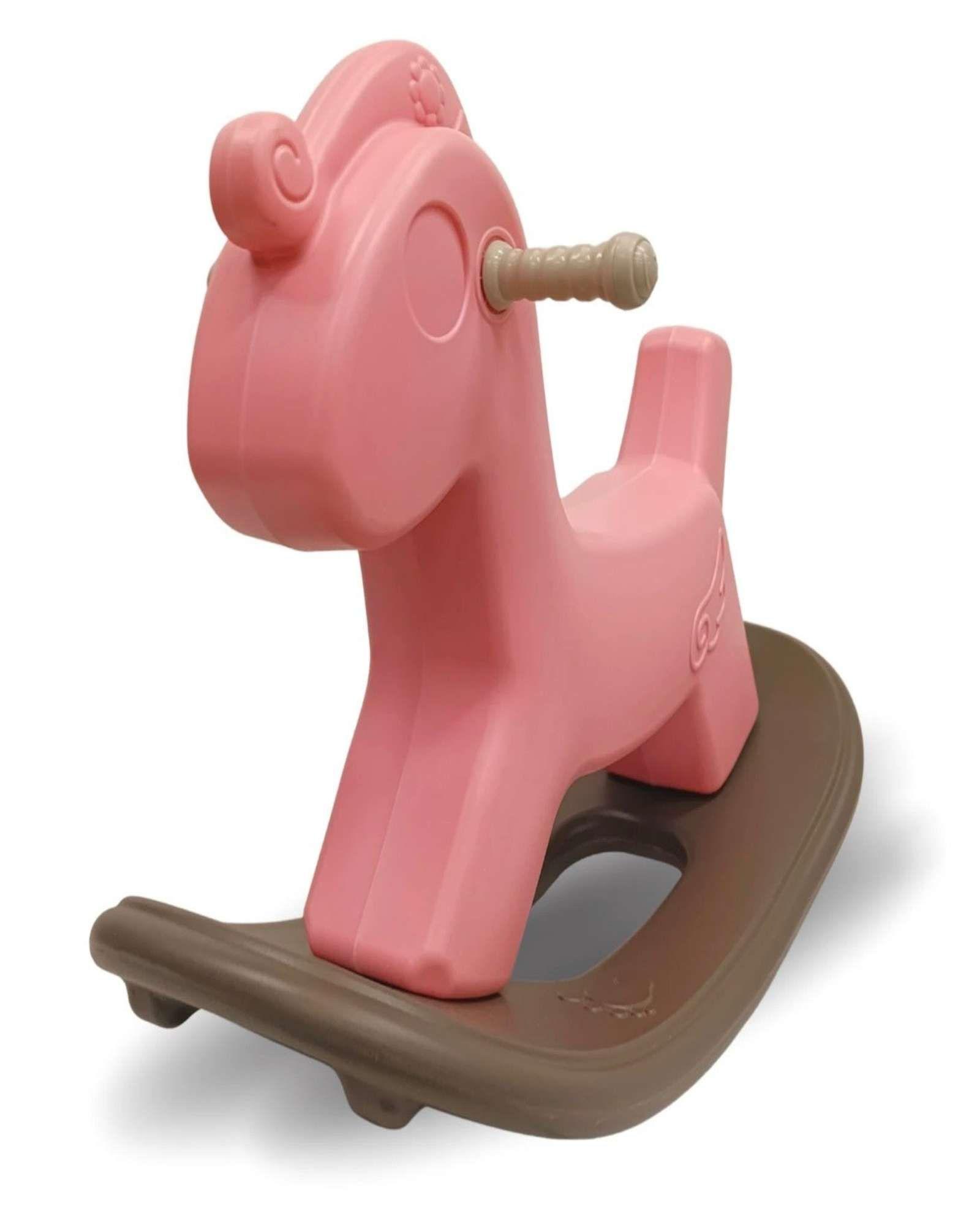 CABALLO BALANCIN ROSA NIÑA-0