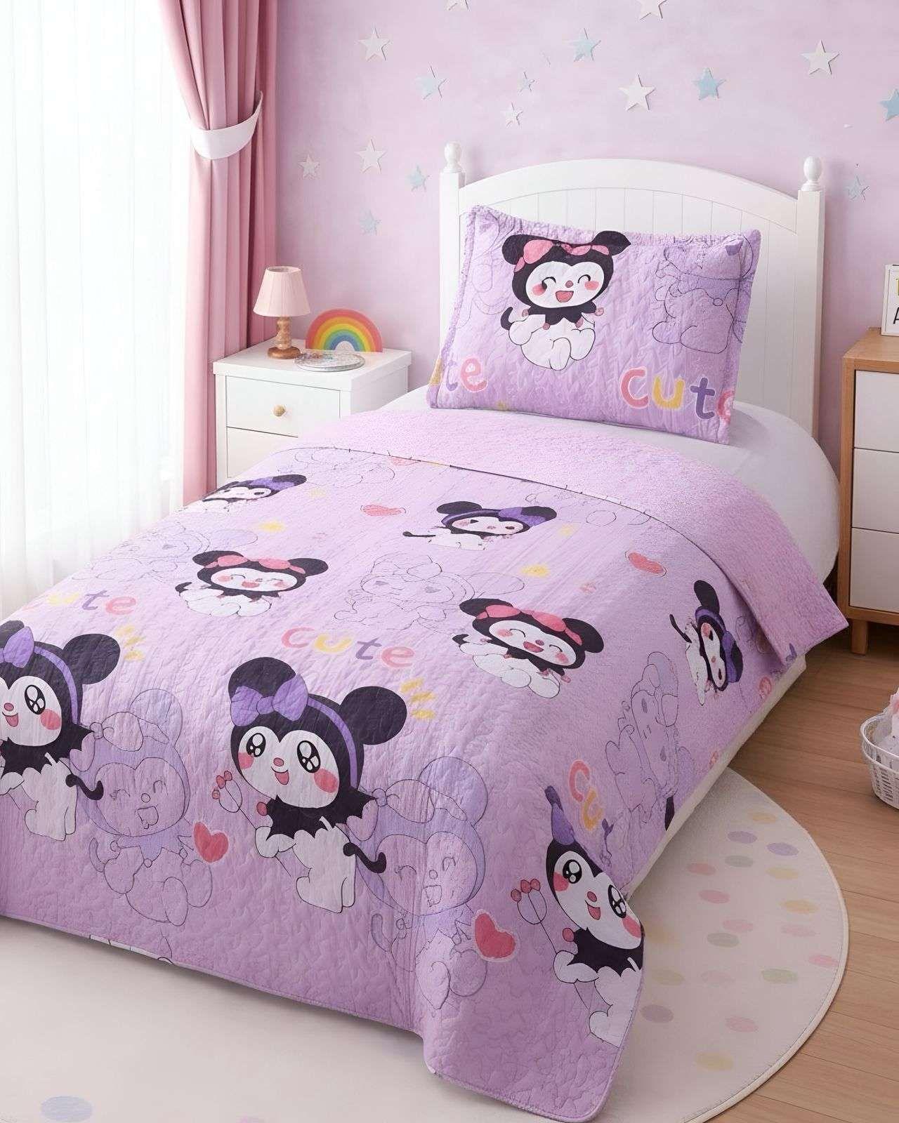 COLCHA INFANTIL NIÑA QUILT PLAZA Y MEDIA-1