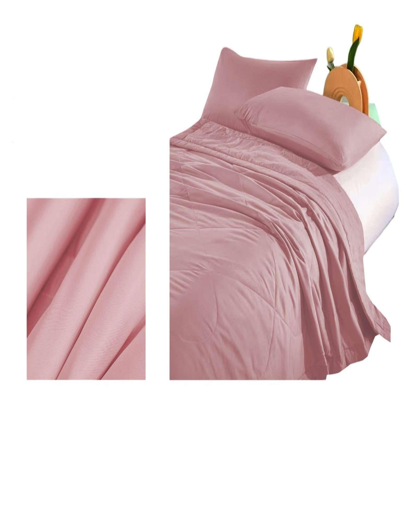 CUBRECAMA EXTRA DELGADO ROSA 1 PLAZA-1