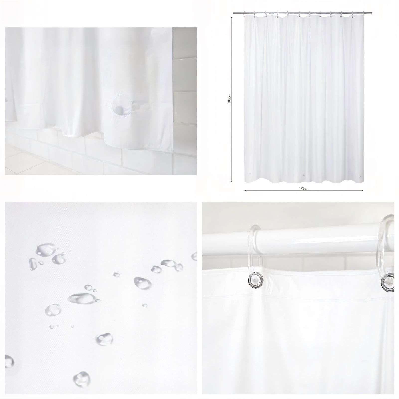 Set de baño 5 piezas Cortina mas Alfombras mas forro de ducha  -03-4