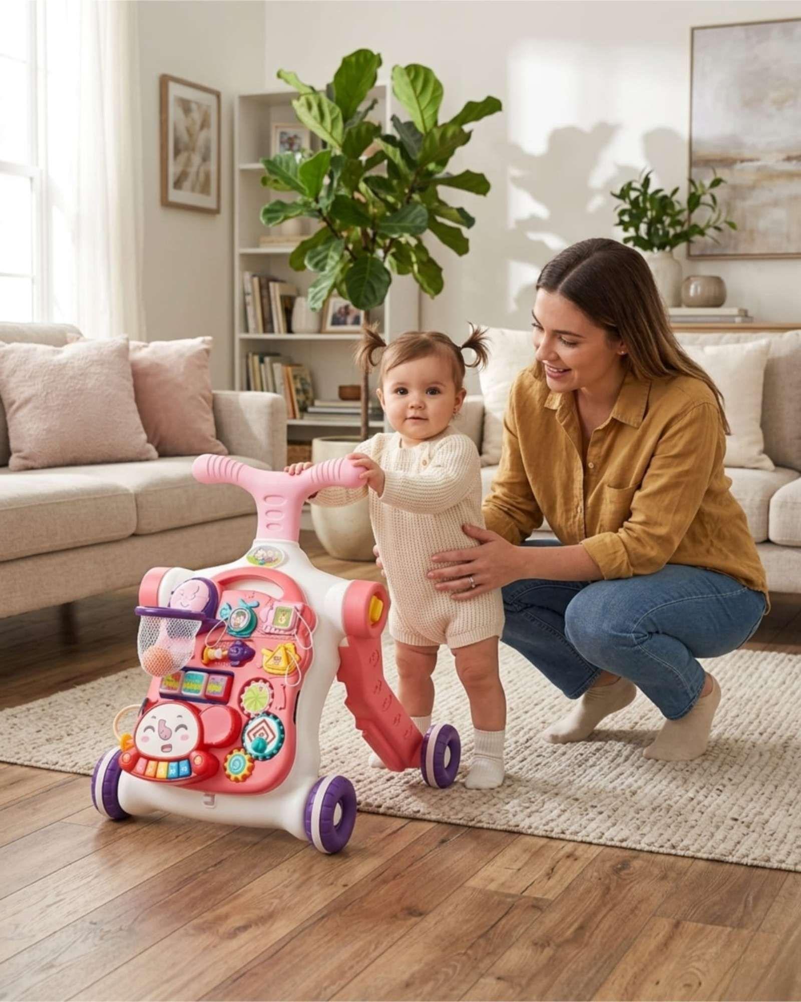 Andador Multifuncional Y centro De Actividades 5 En 1 Para Bebes-1