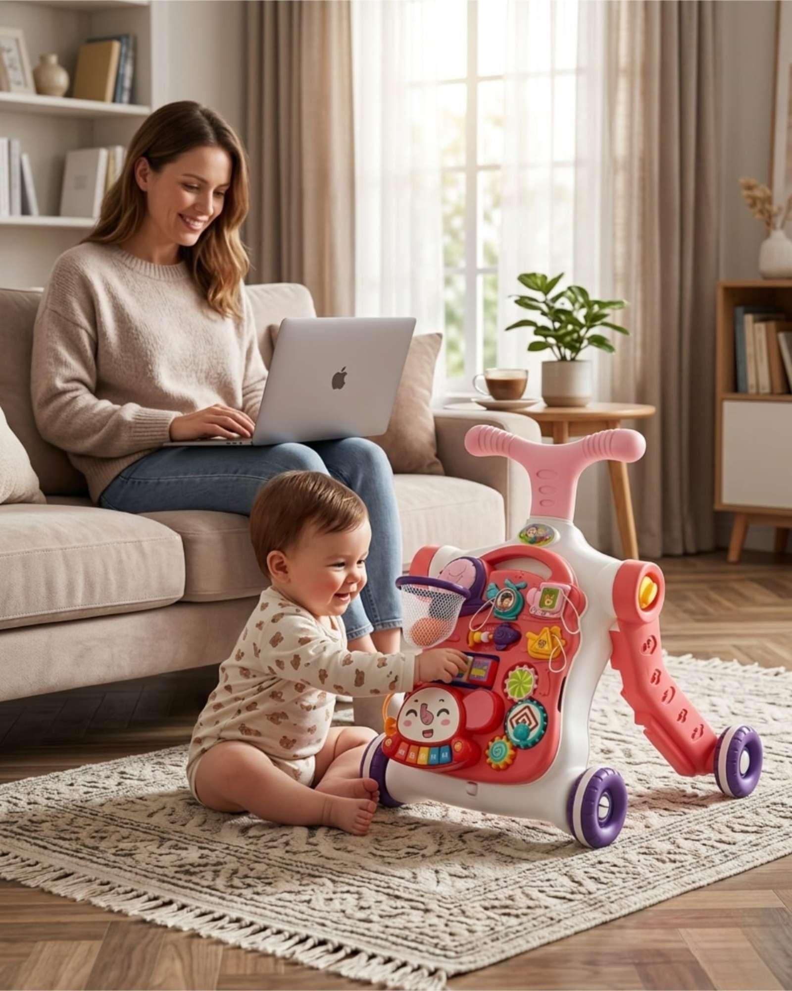 Andador Multifuncional Y centro De Actividades 5 En 1 Para Bebes-3