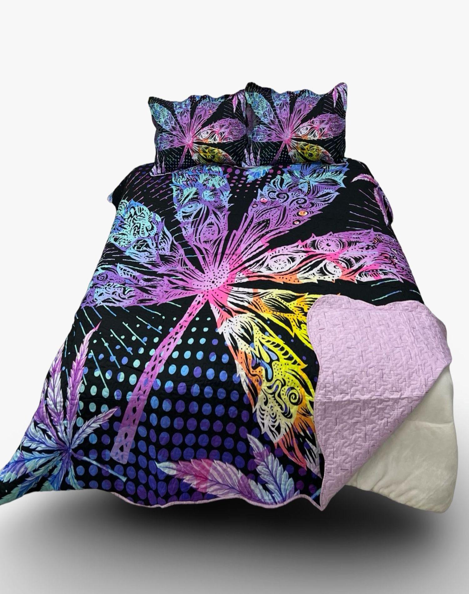 Quilt Mandala 2 Plazas - Cubrecama Decorativo A1-0