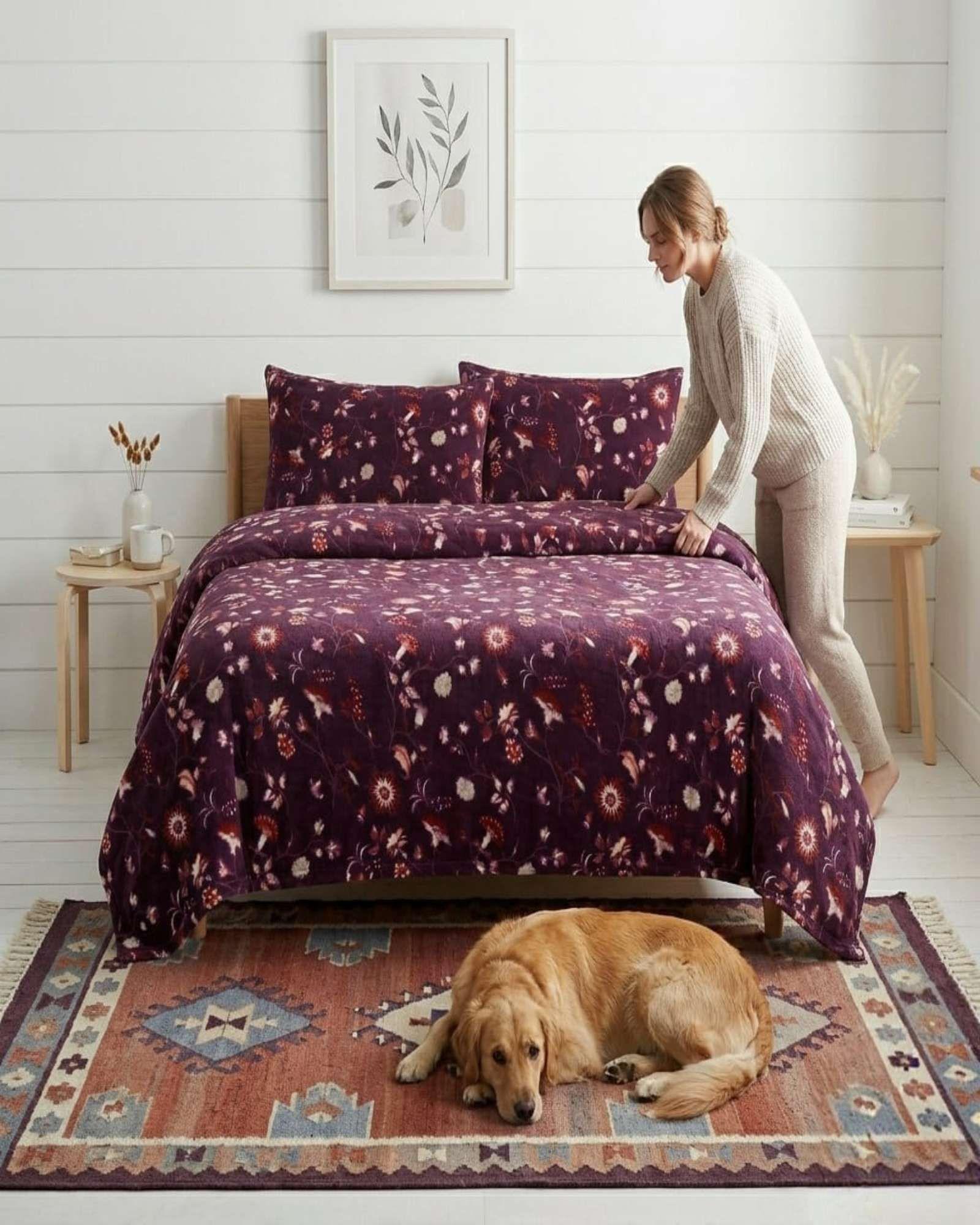 Juego De Sabanas Termicas Para Invierno King Premium m2-3