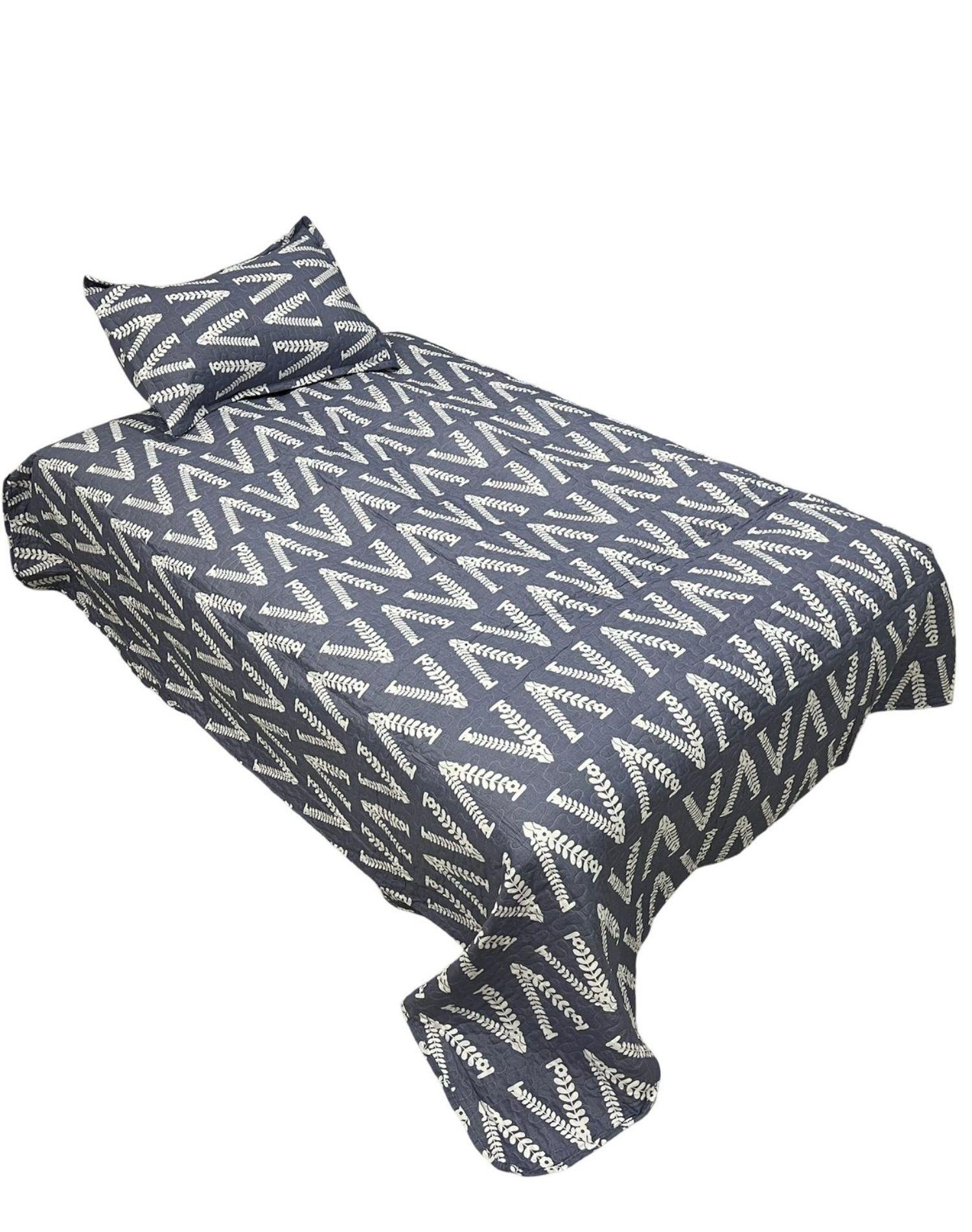 CUBRECAMA QUILT PRIMAVERA VERANO PLAZA Y MEDIA DC14-1